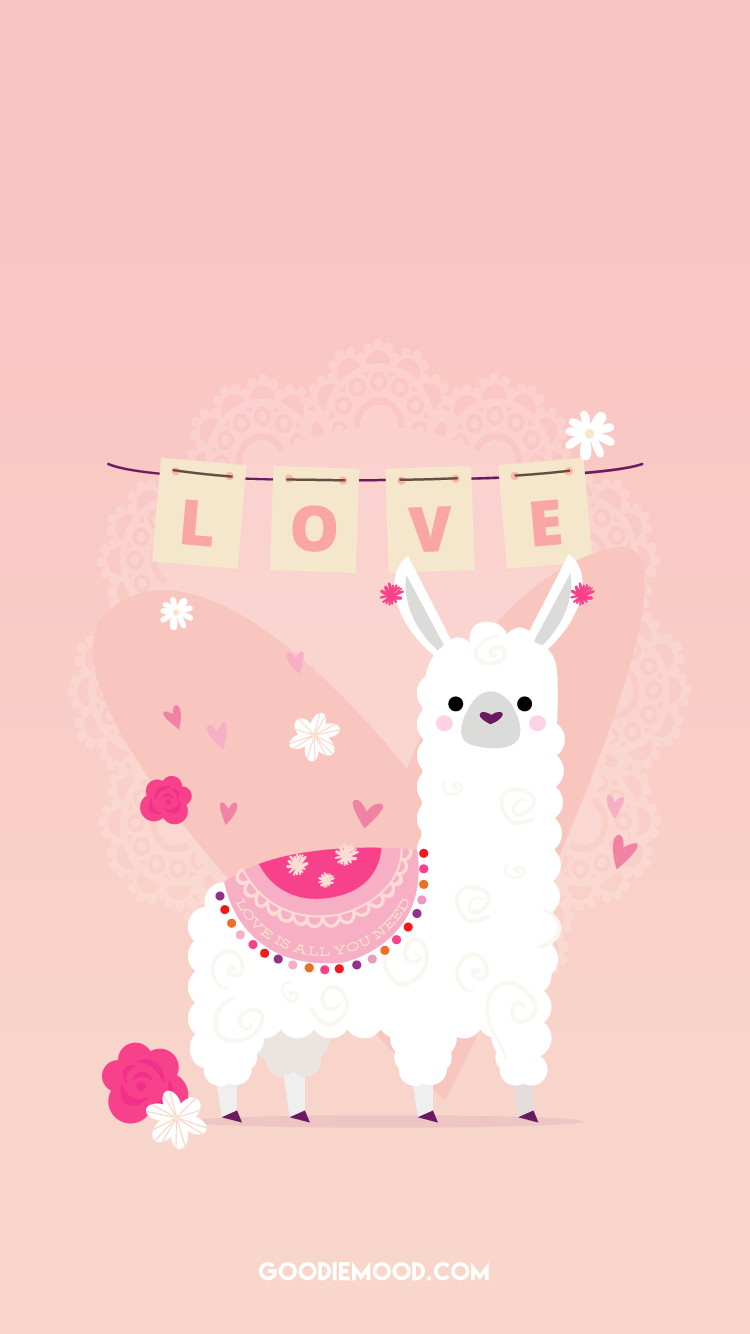 Cute Llamas Wallpapers - Wallpaper Cave