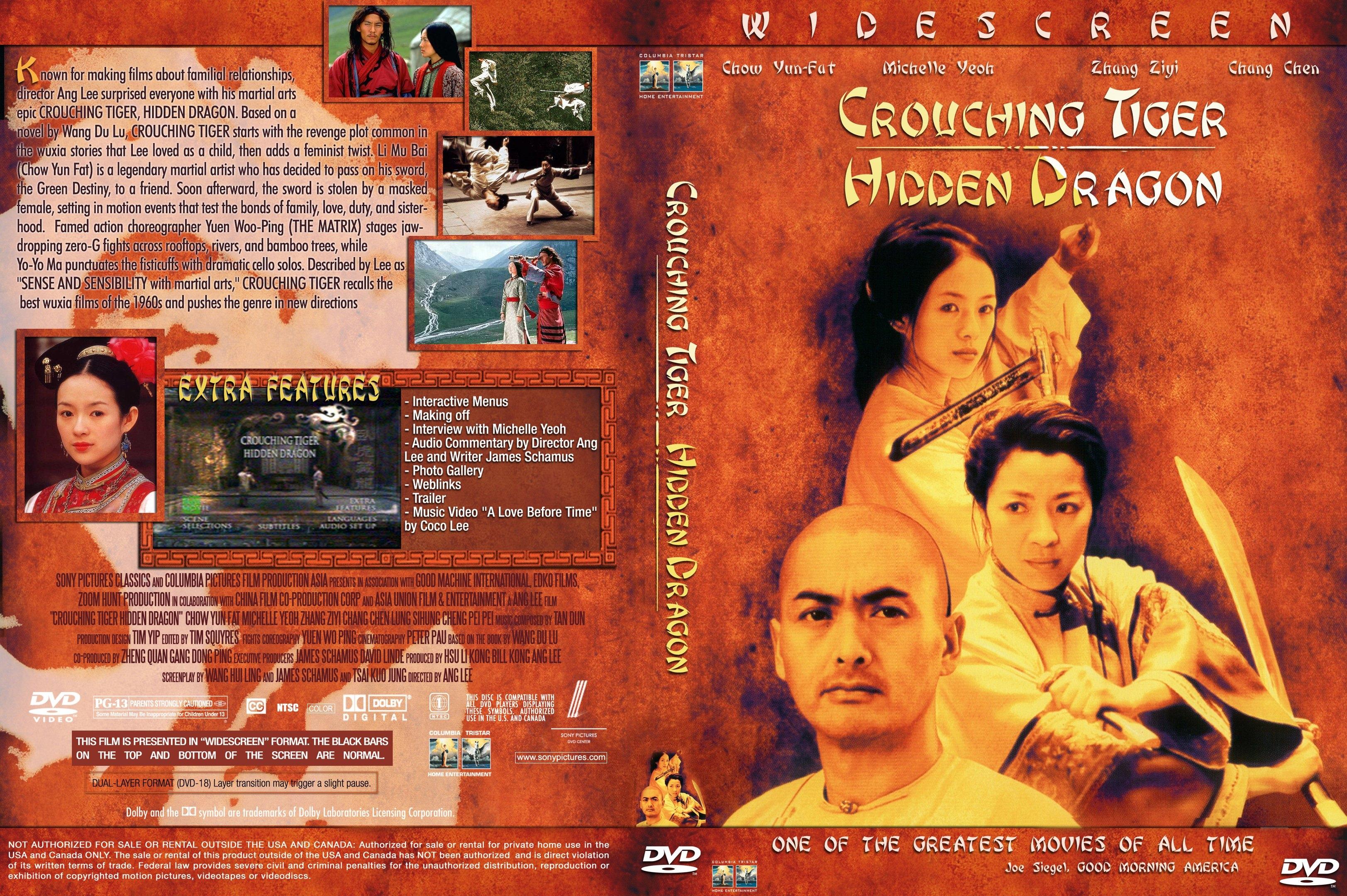 Crouching Tiger, Hidden Dragon DVD Cover Tiger