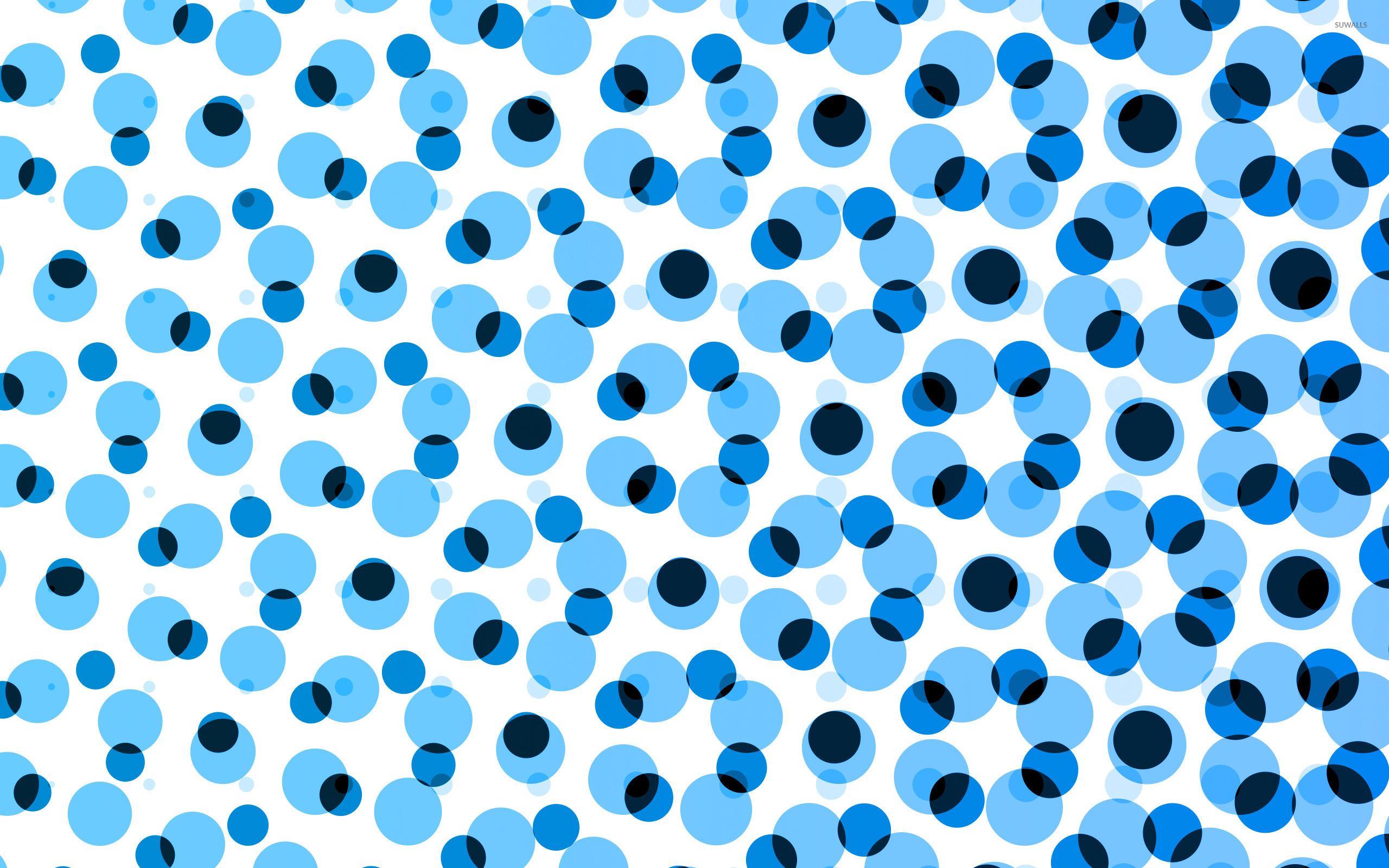 Blue circle pattern wallpaper wallpaper