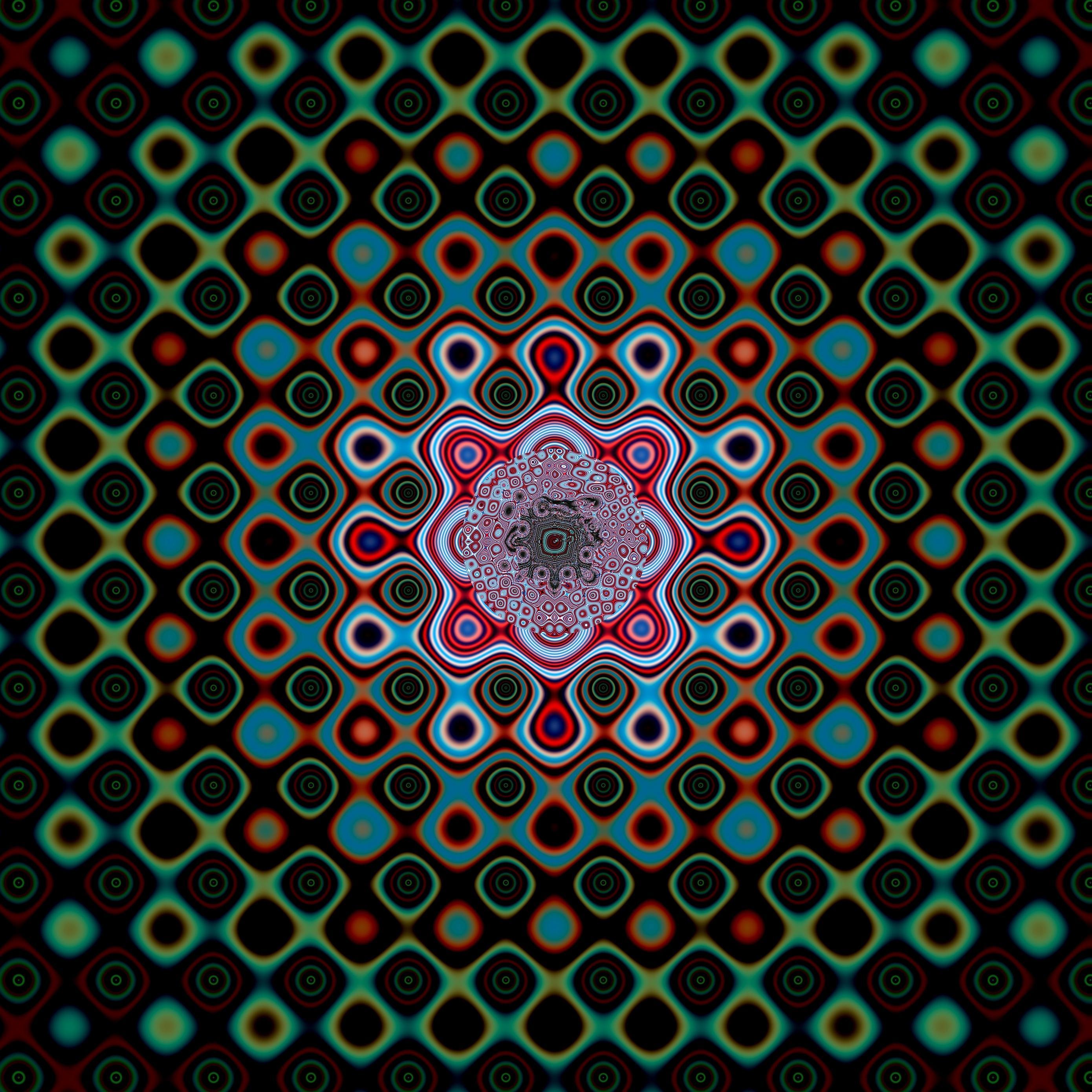 Download wallpaper 2780x2780 circles, patterns, shapes