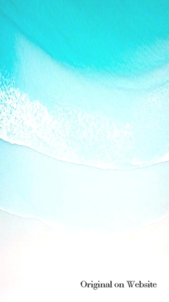 iPhone Wallpaper 4k Nature- Ios Turquoise, Sand