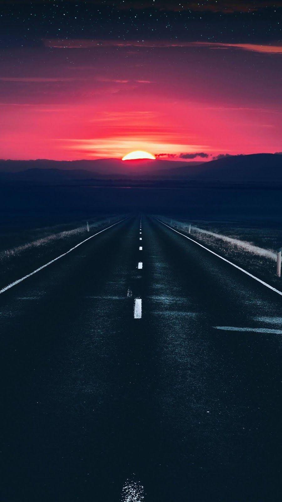 Nature Road Sunset Wallpapers - Wallpaper Cave