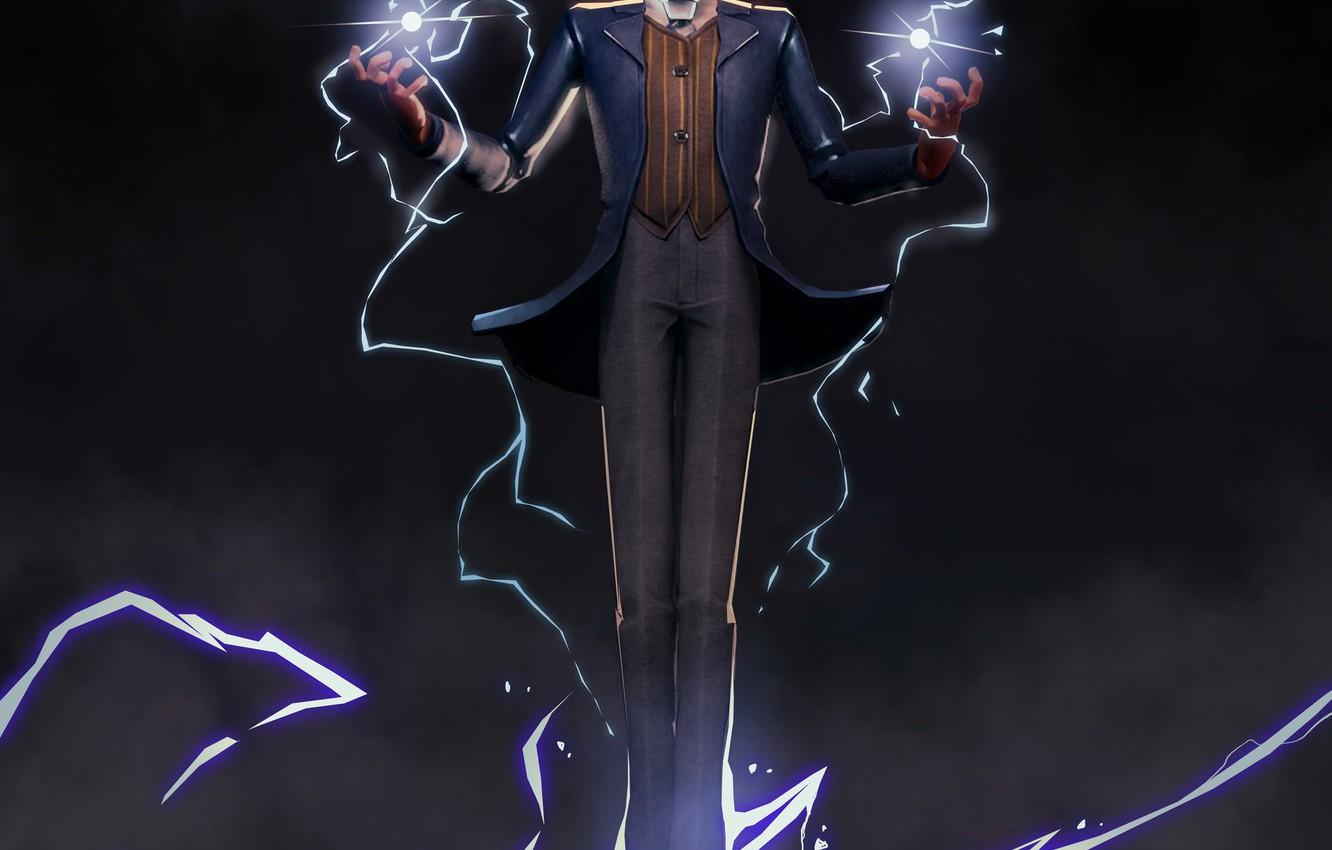 Wallpaper lightning, lightning, power, Tesla, Tesla