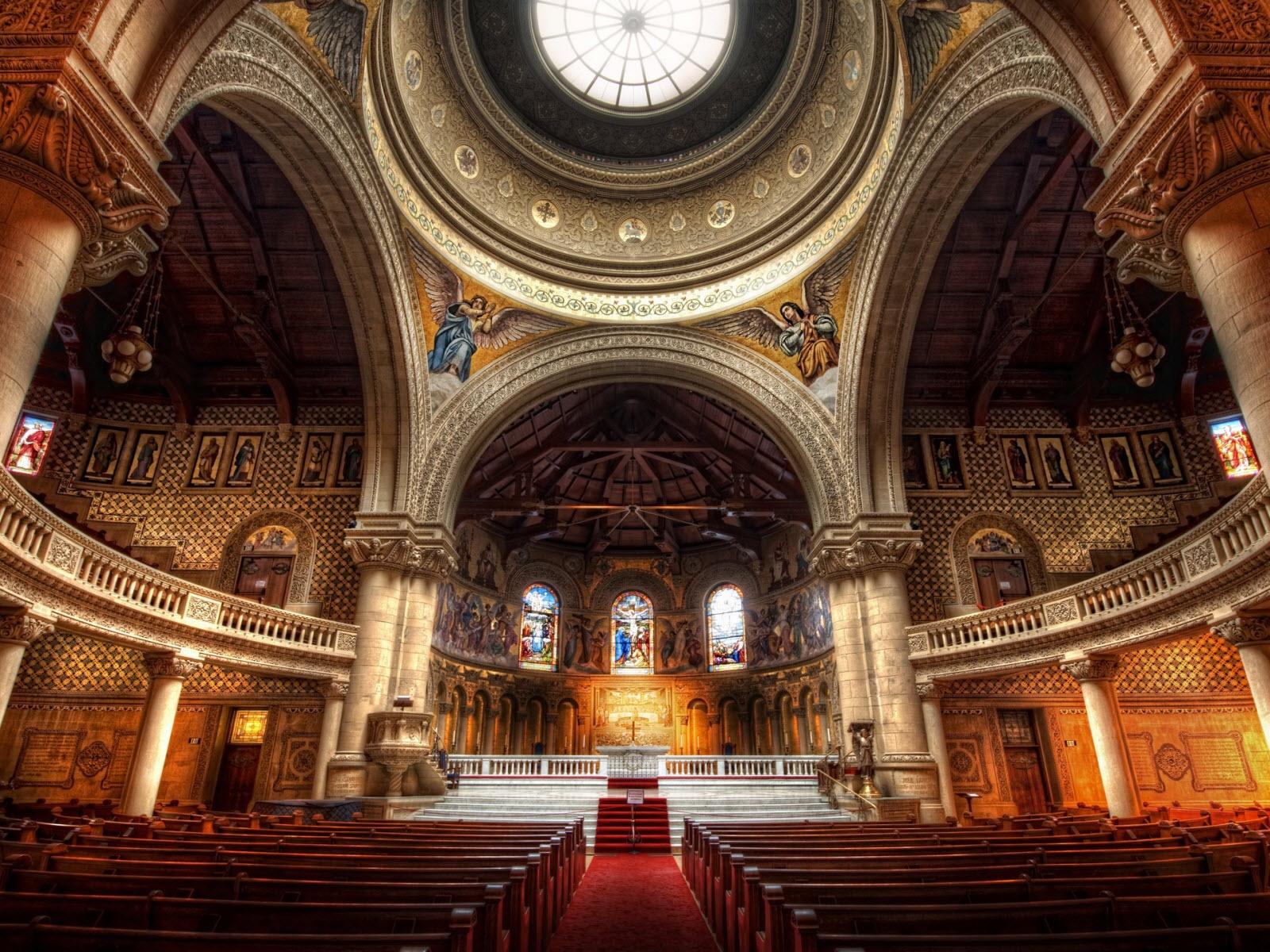 The Glorious Church at Stanford Wallpaper in jpg format
