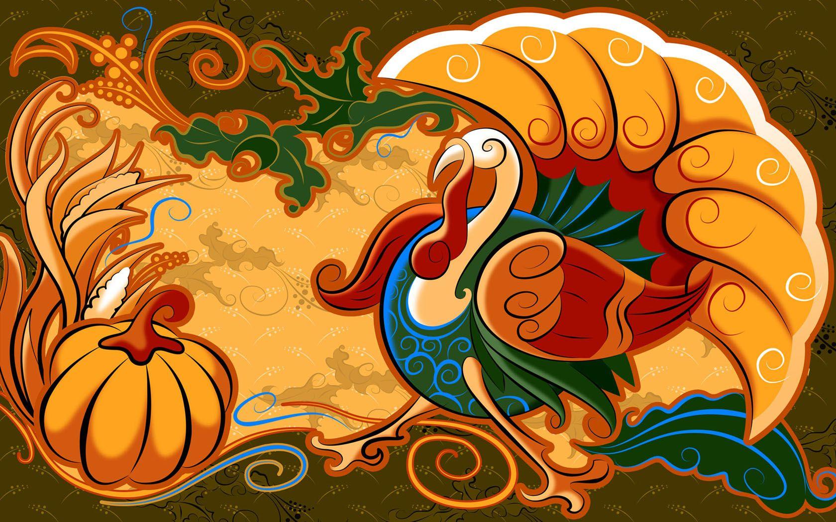 Thanksgiving Painting Wallpaper