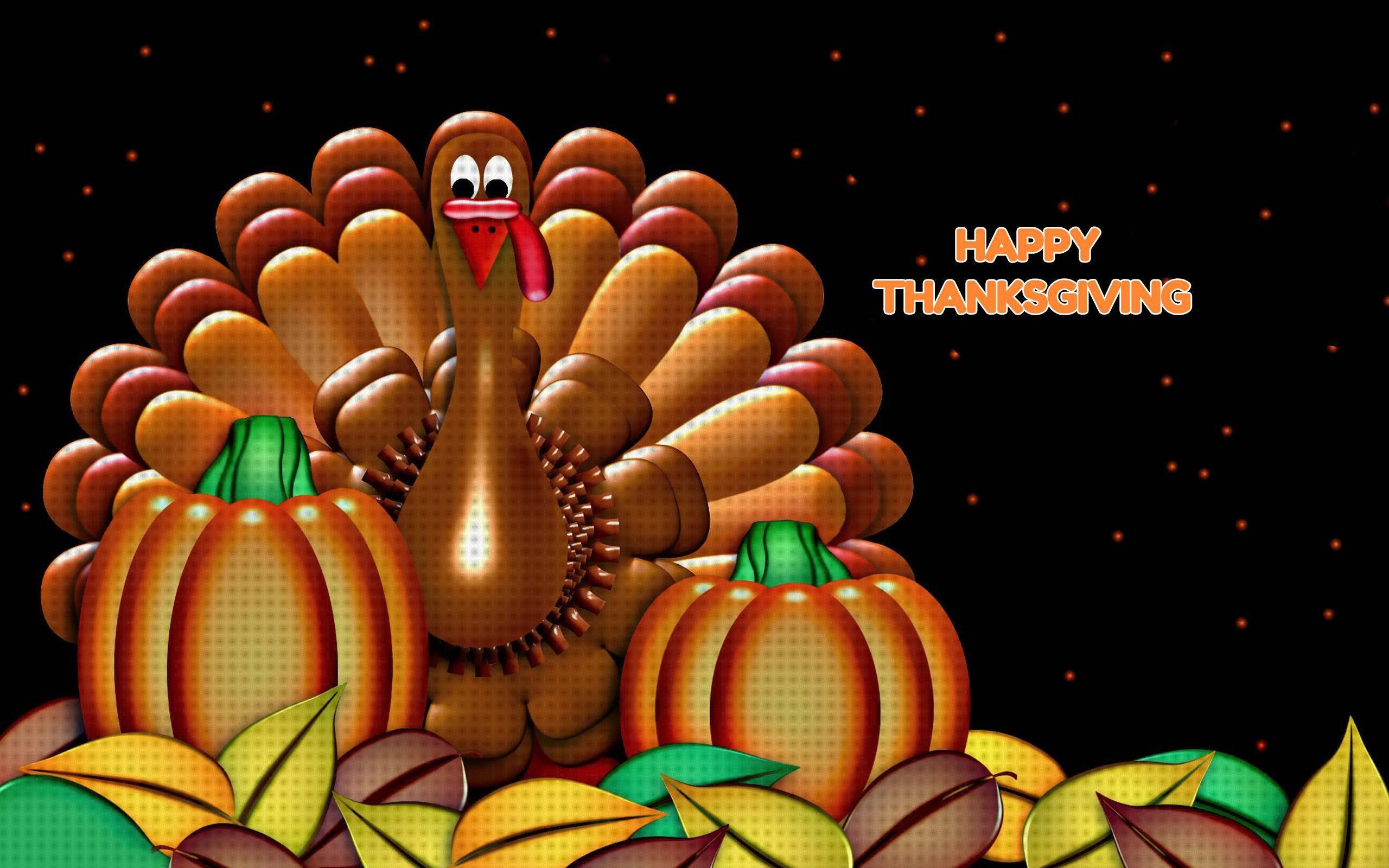 3D Thanksgiving Wallpaper