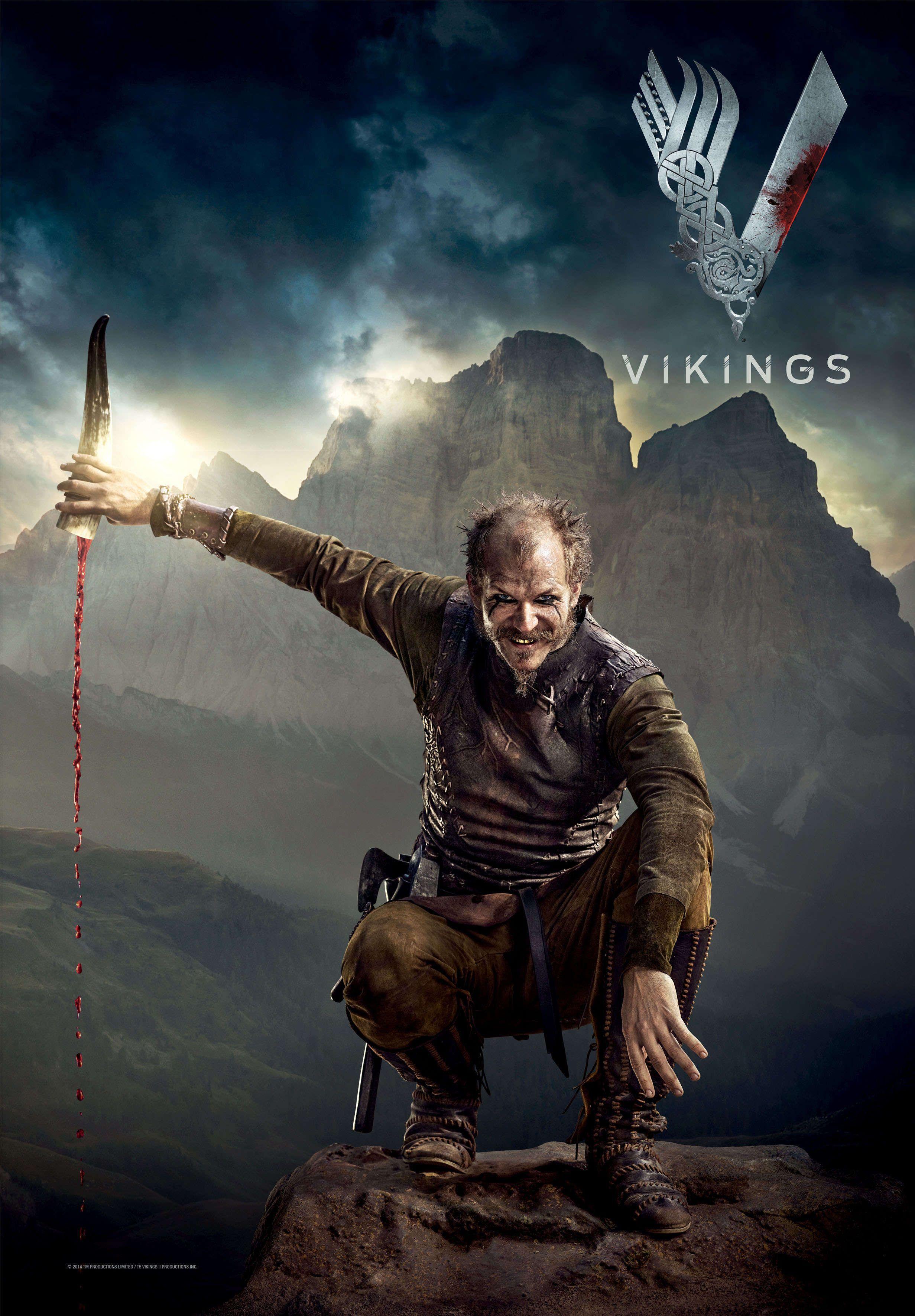 Vikings S2 Gustaf Skarsgard As Floki. Vikings 2013 2019