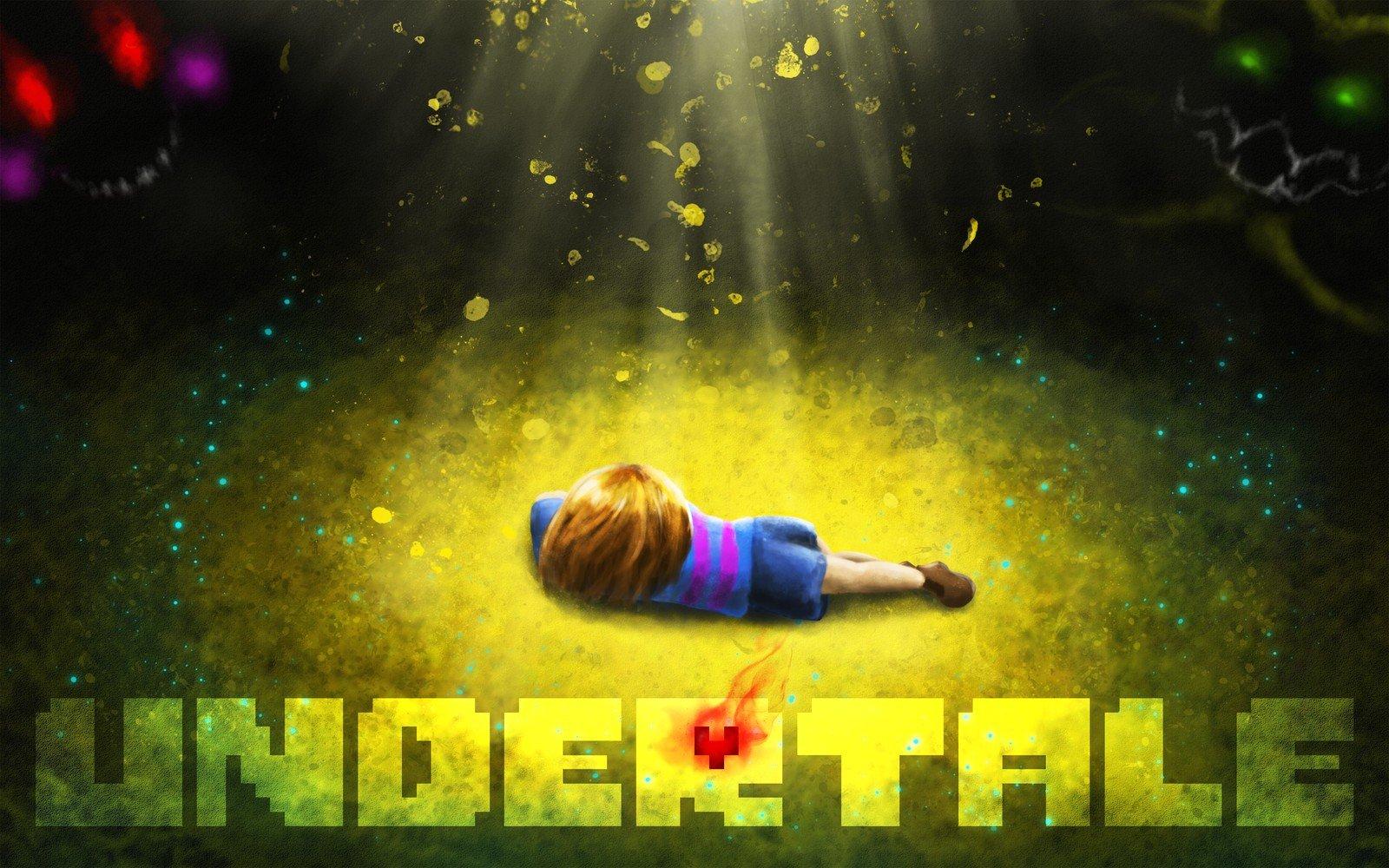 heart, Undertale, Artwork, Grass, Video games HD Wallpaper