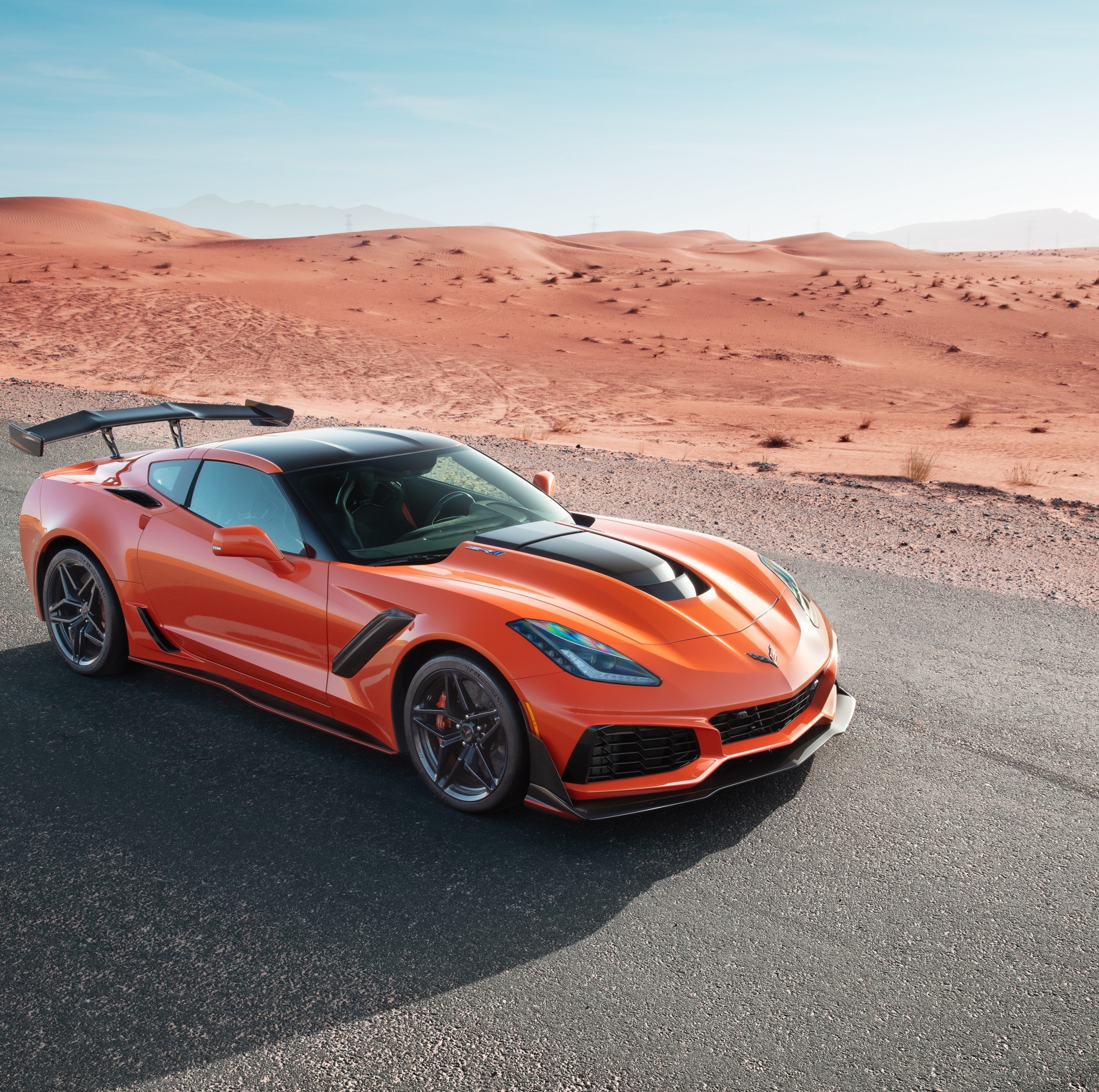 Download 2149x2135 Chevrolet Corvette Zr Orange, Supercars