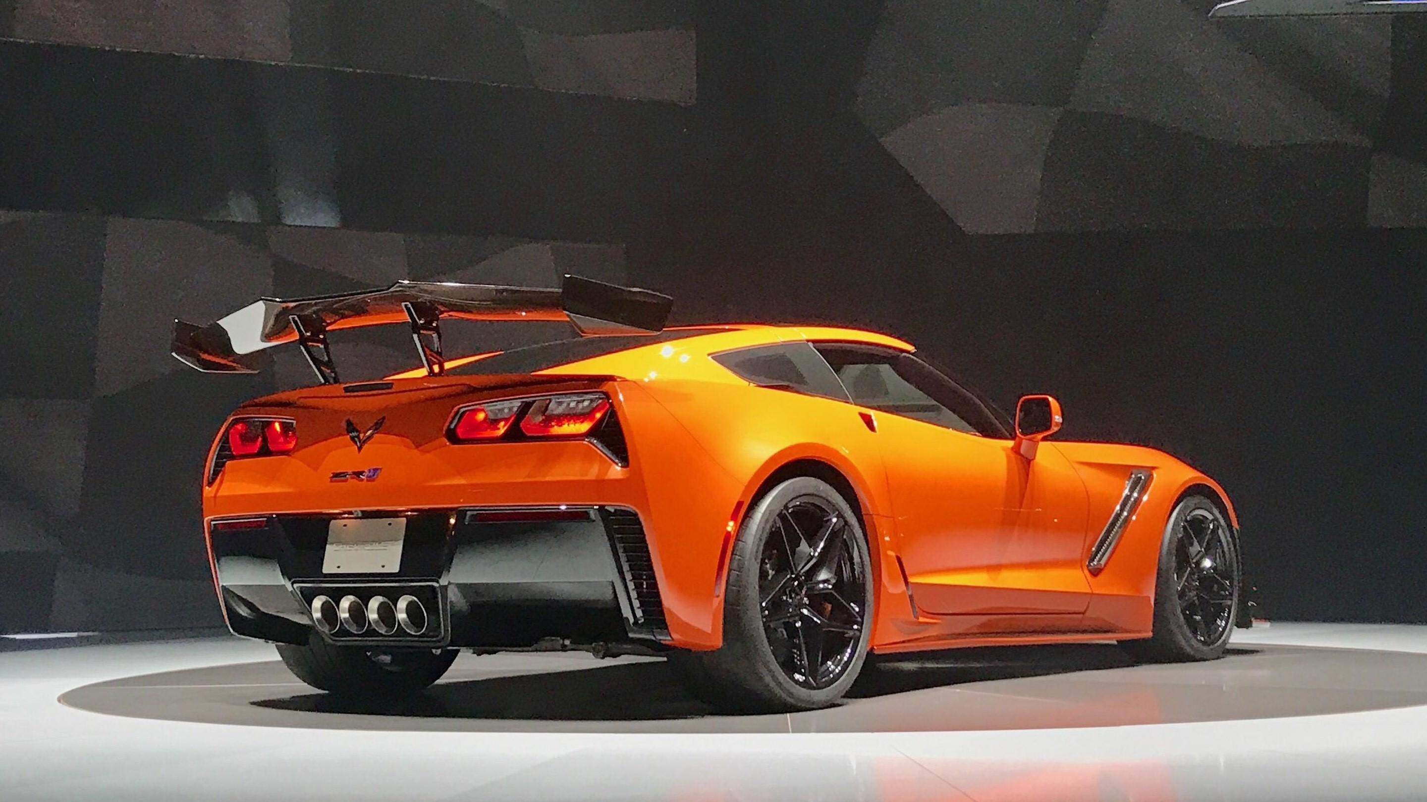 Chevy Corvette ZR1 Orange Car