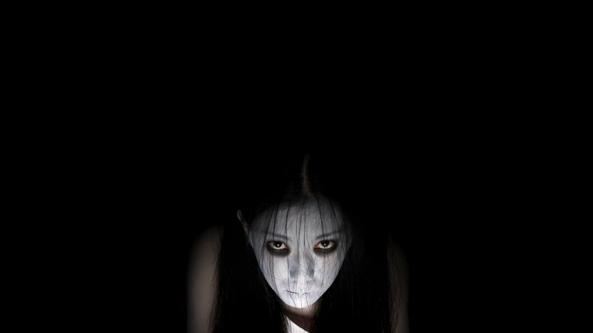 Sadako digital wallpaper, The Grudge, horror, face HD