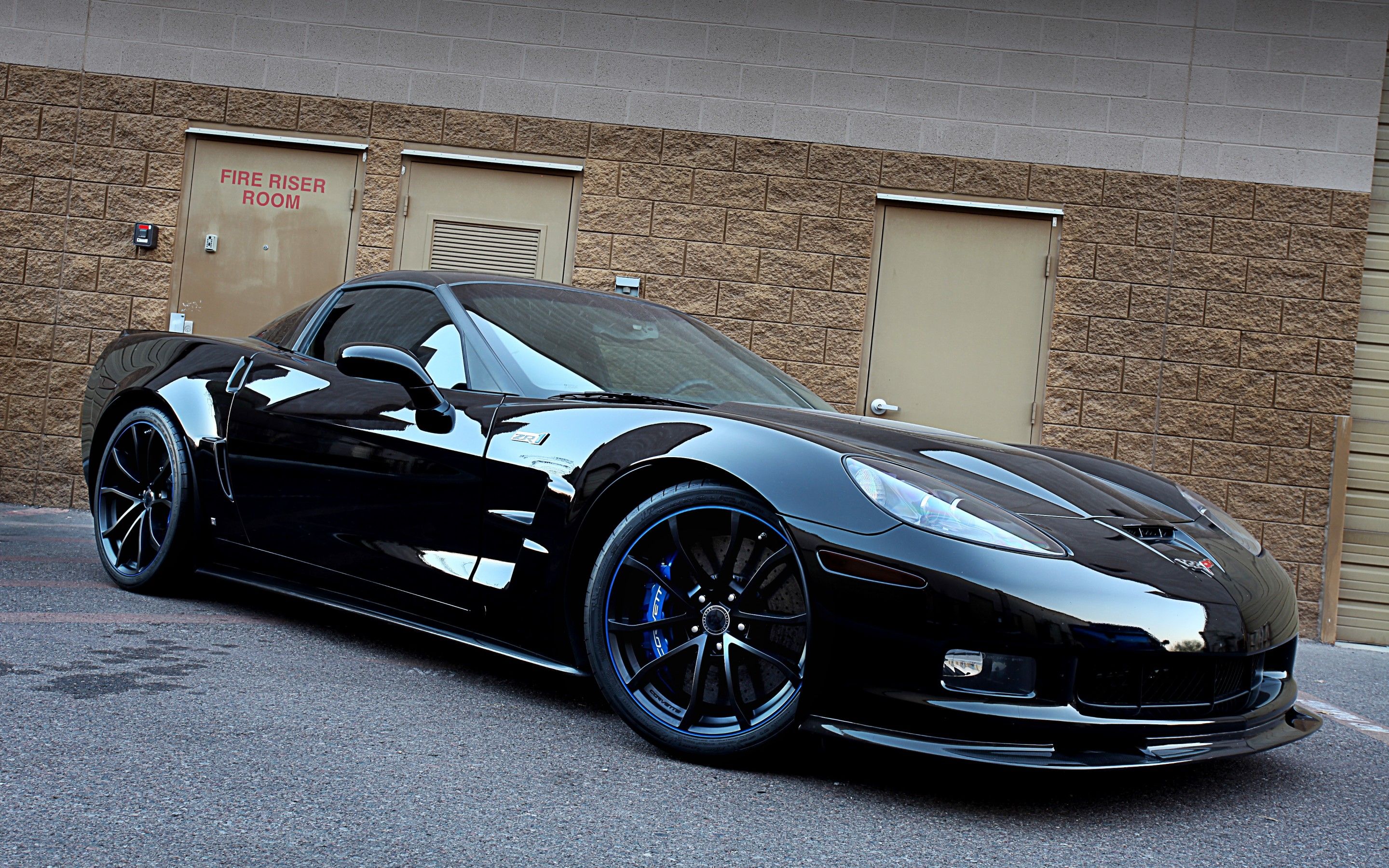 Wallpaper of chevrolet corvette zr1 black background & HD image