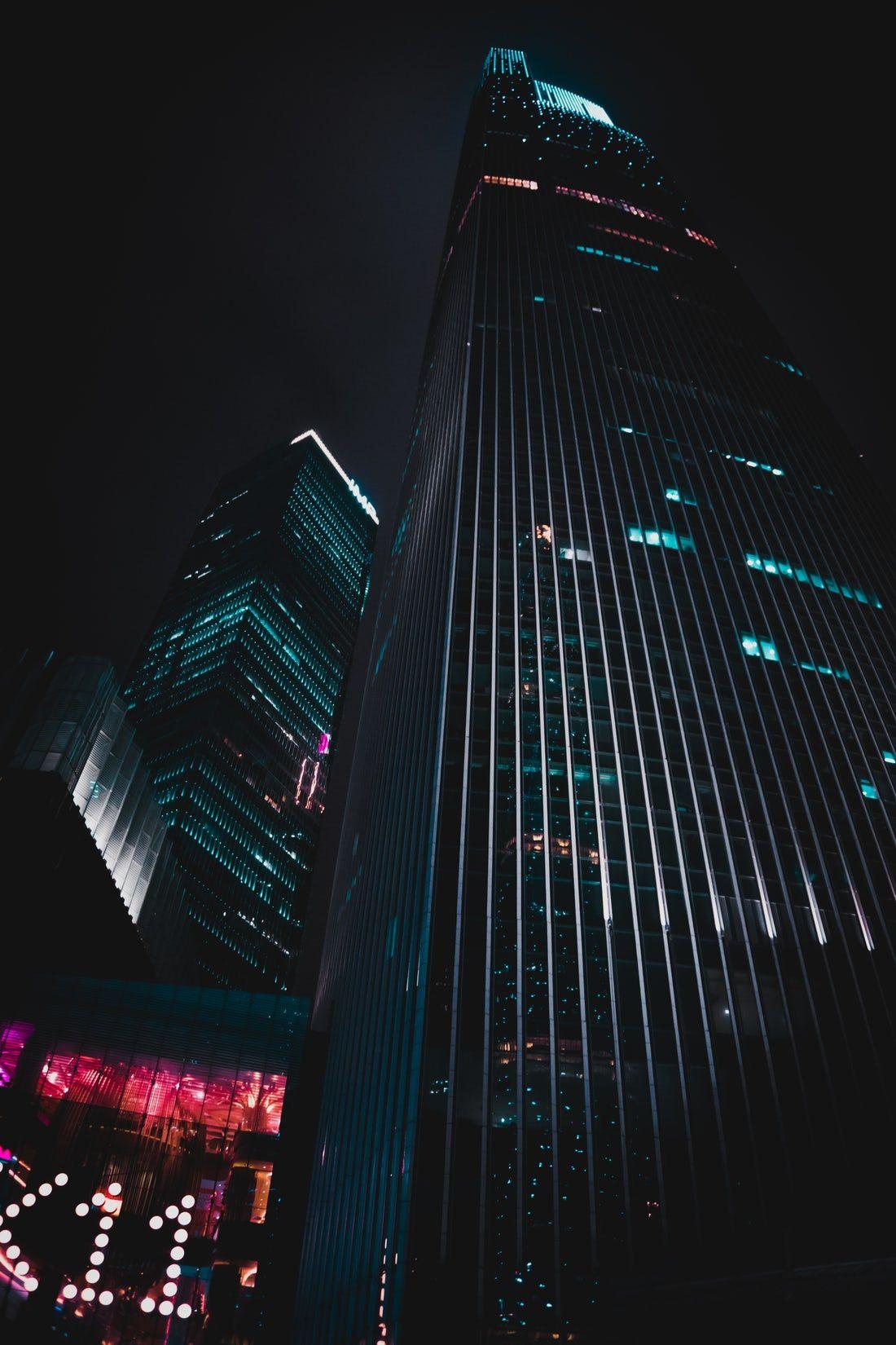 Low Angle Photography Of Black High Rise Building