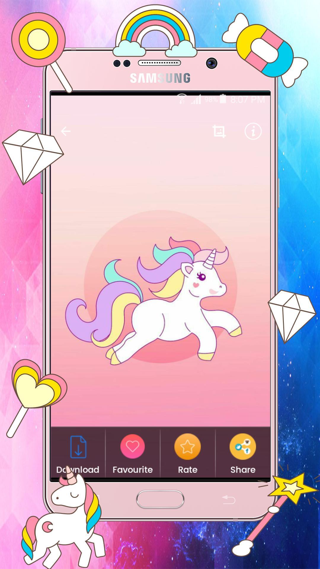 Kawaii Unicorn Wallpaper & Pony Background