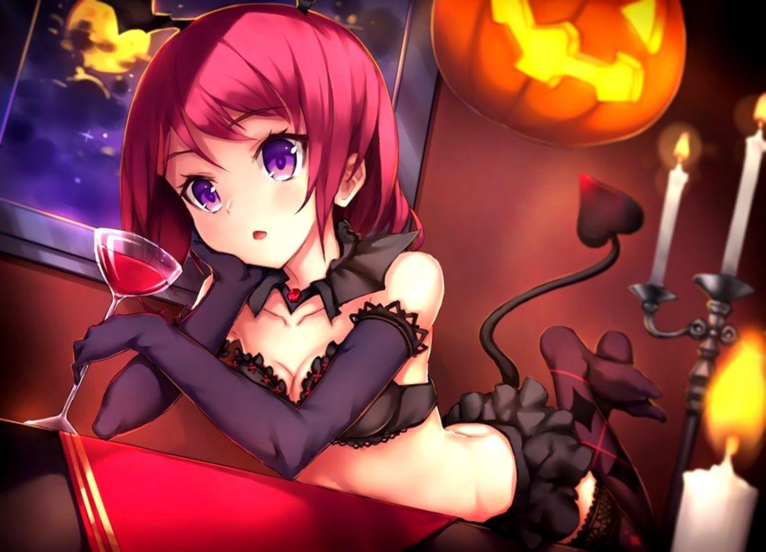 Anime Girl Halloween Desktop Wallpaper. Wallpaper For You