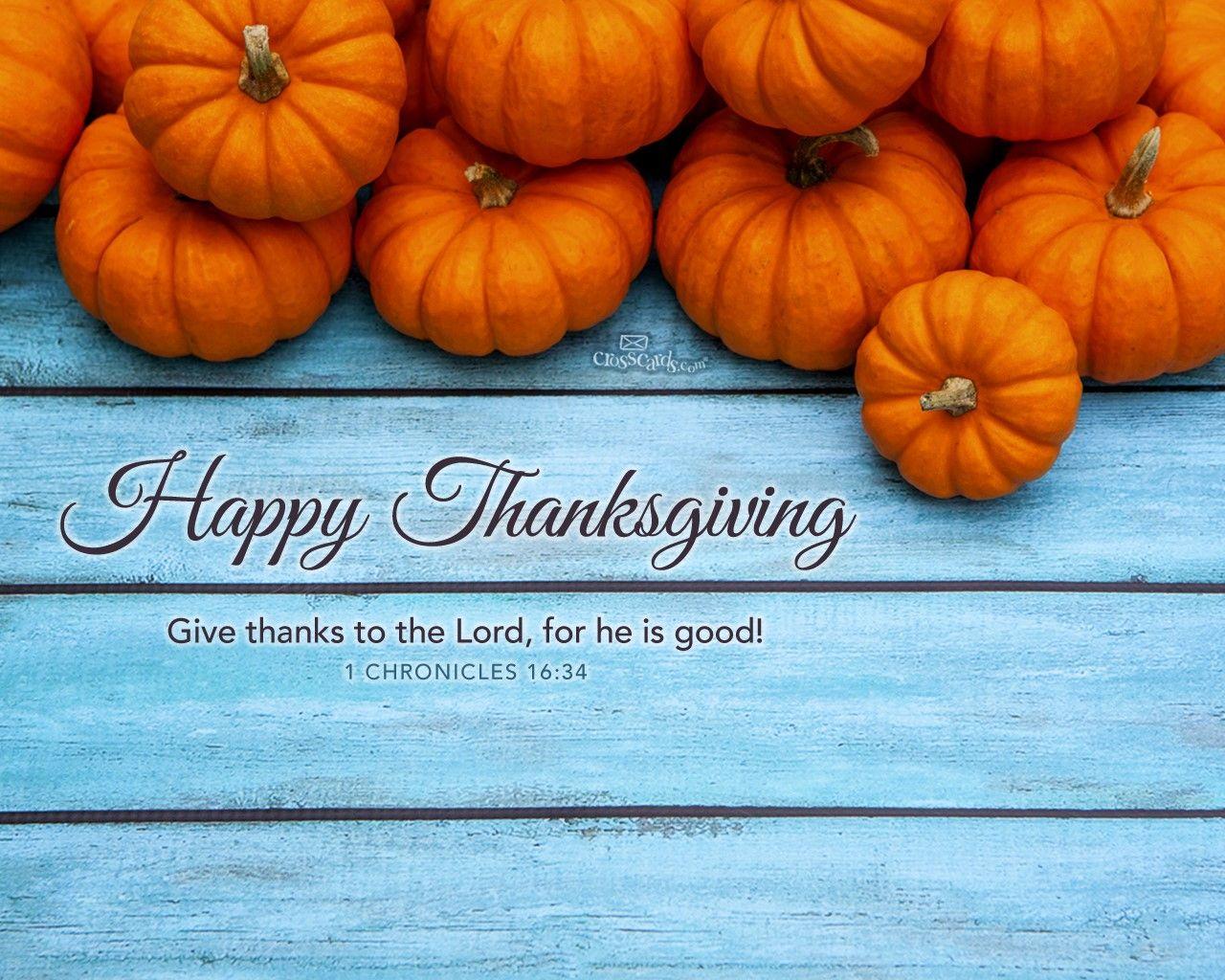 Thanksgiving Bible Verse Desktop Wallpapers