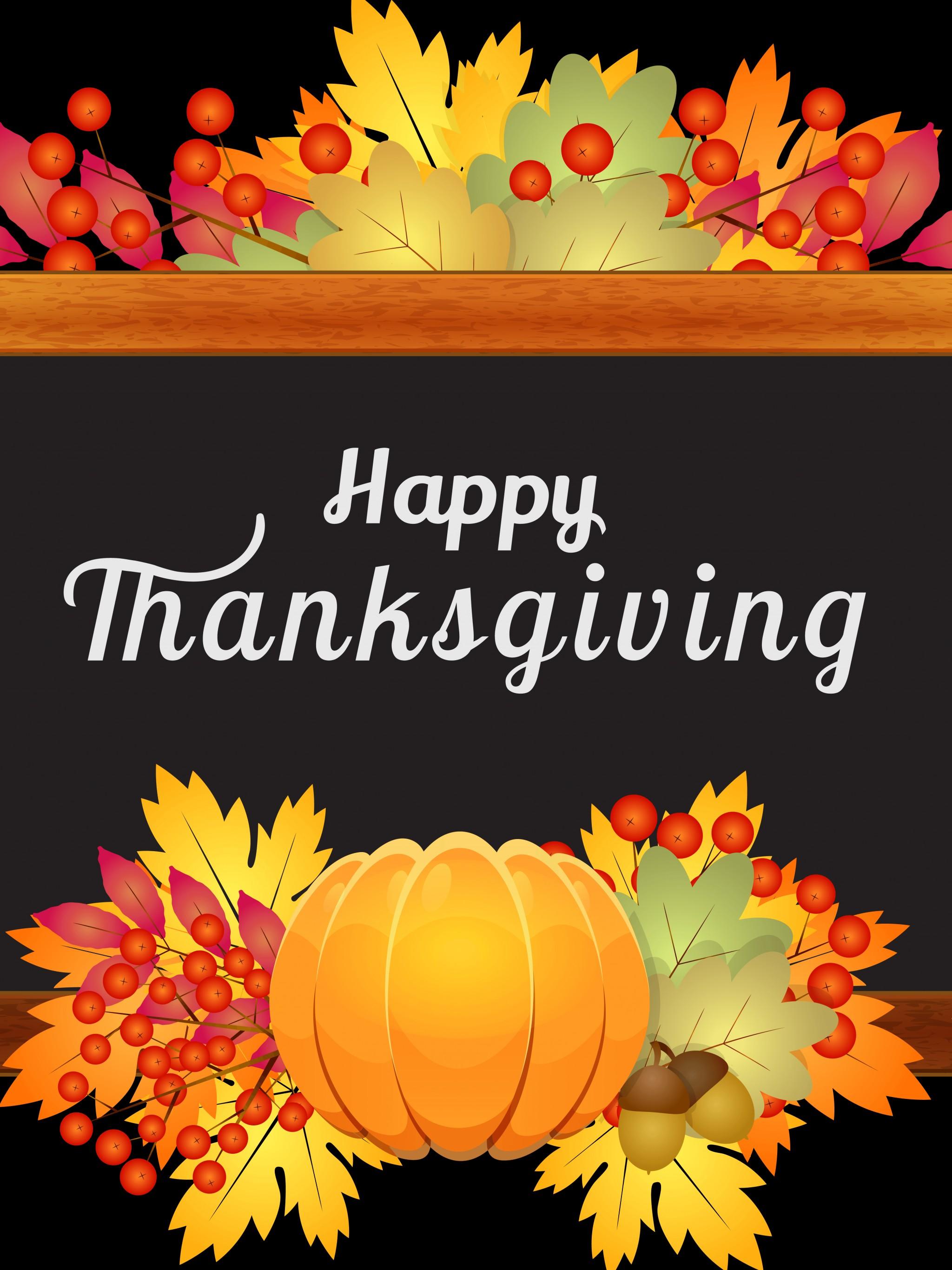 Download Wallpaper 2048x2732 leaf, Happy thanksgiving