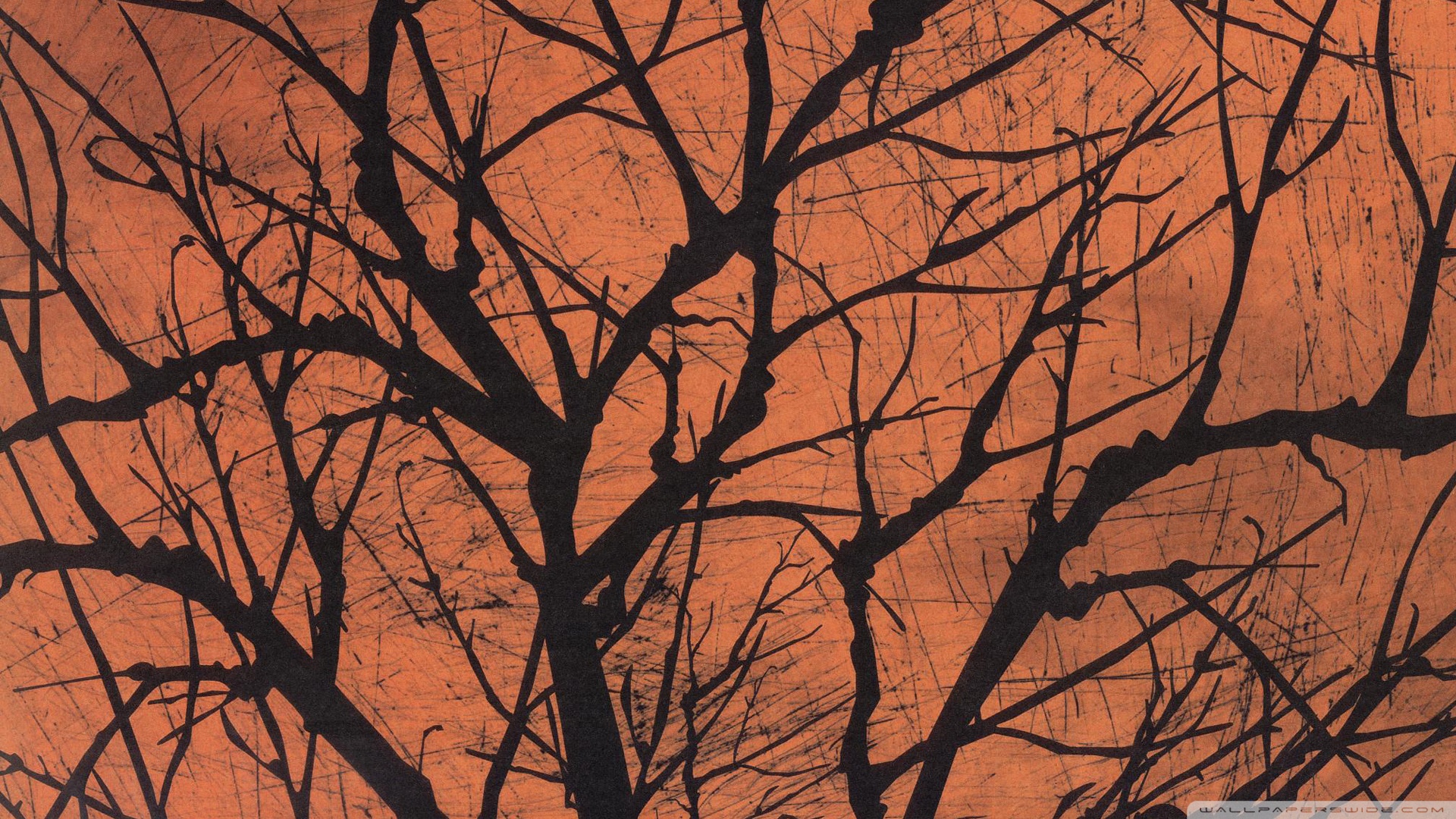Download Halloween Creepy Tree Wallpaper 1920x1080