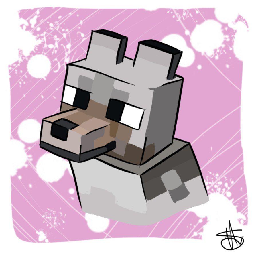 Minecraft Wolf Fan Art!. Minecraft wolf, Minecraft art