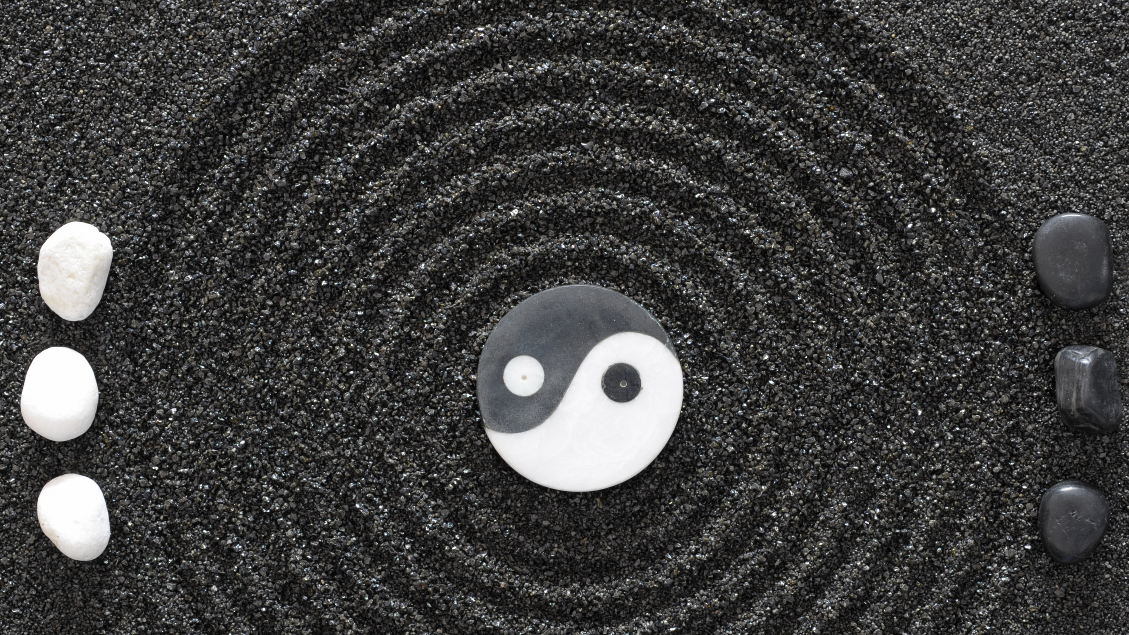 Yin Yang Logo, Taoism, Yin And Yang, Minimalism, Artwork HD