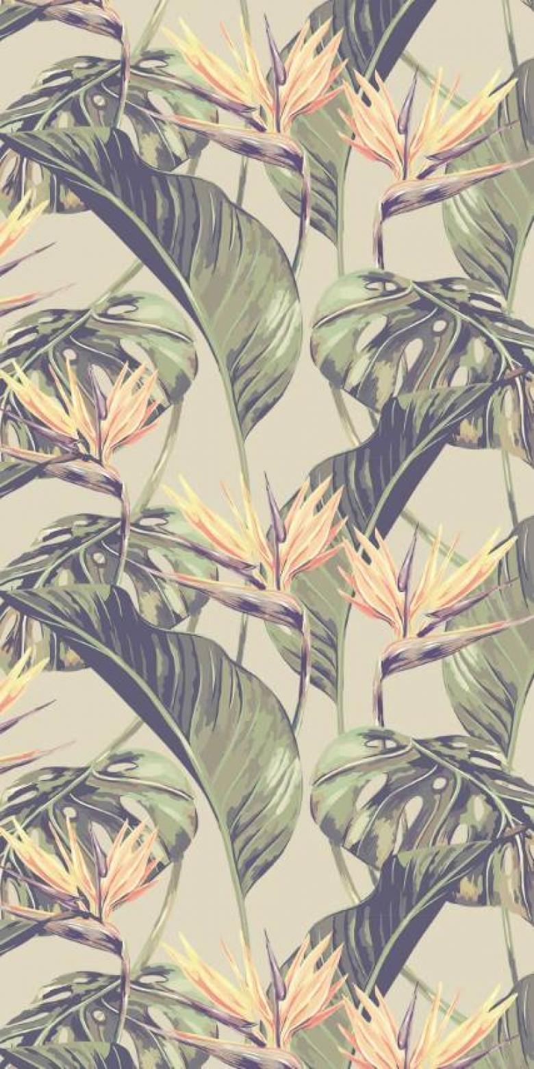 Tropical Leaf Wallpaper. FEATHR™