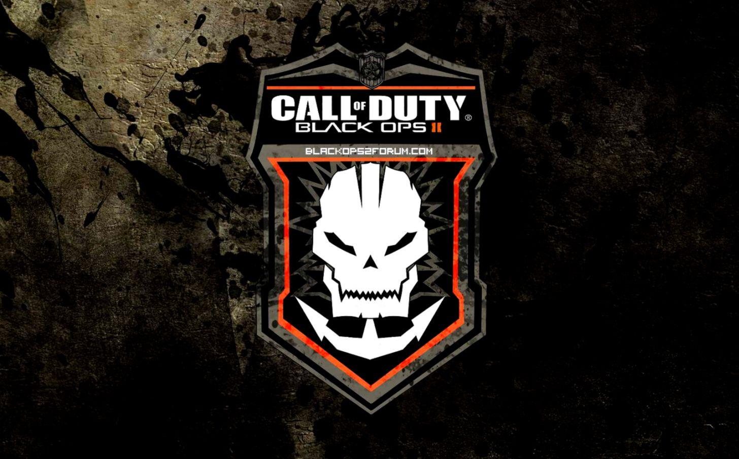 Call Of Duty Black Ops 2 Dark Logo Wallpaper