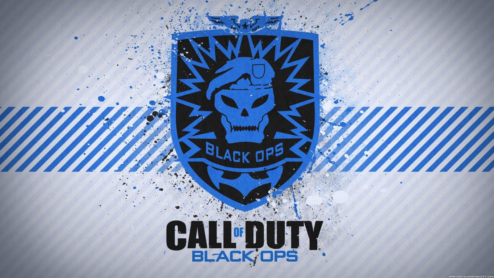 Call of Duty Black Ops HD Logo Wallpaper