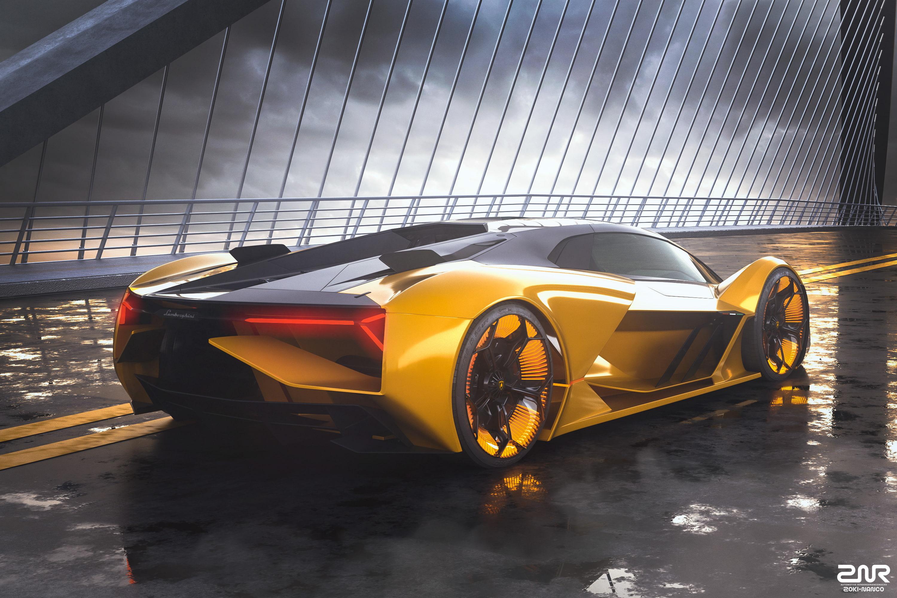 HD wallpaper: Lamborghini Terzo Millennio, 4K, 5K