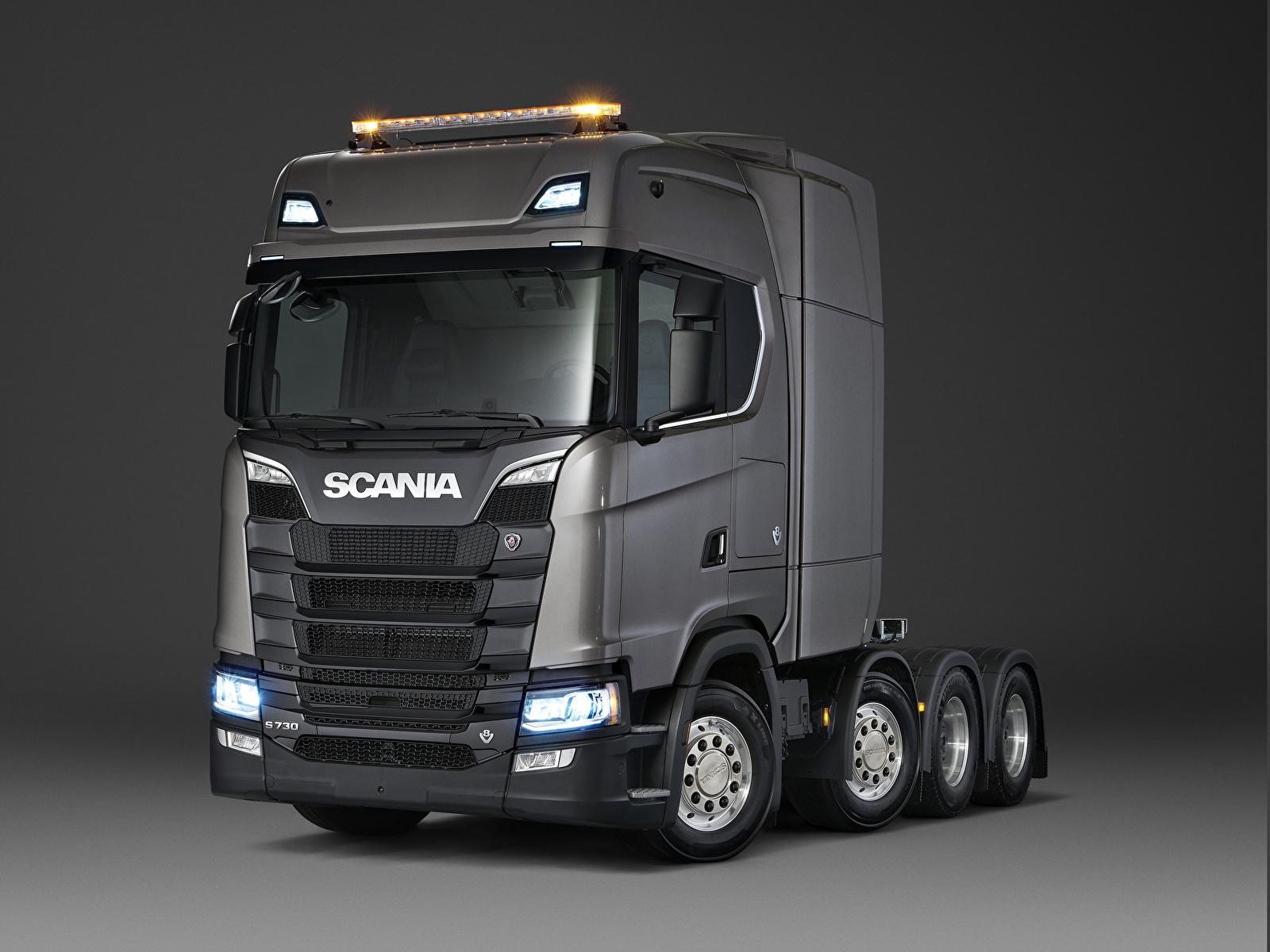 Photos Scania Trucks S 730 Grey Cars 1600x1200