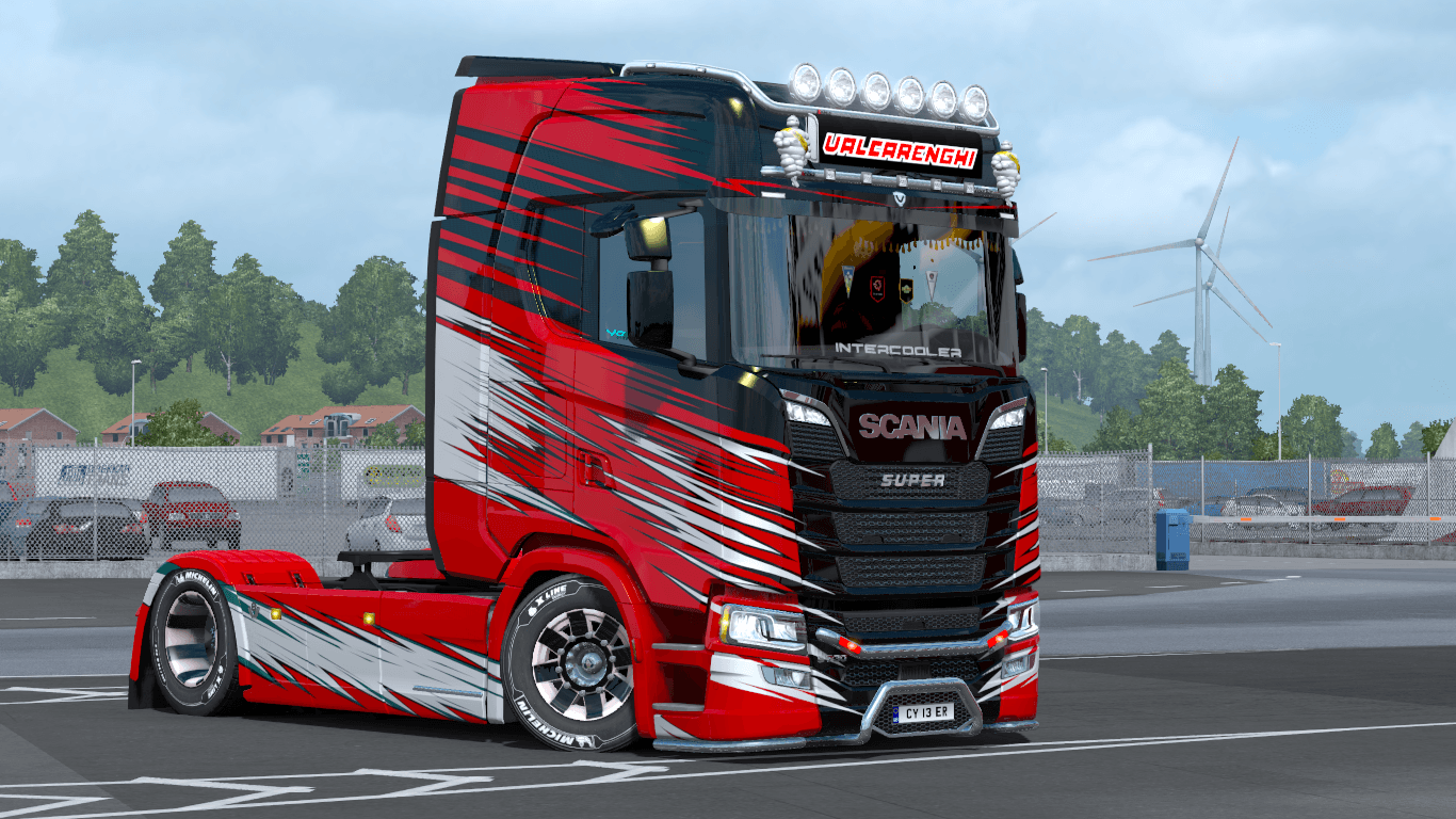 Basic Valcarenghi paintjobs for scania s730 new generation