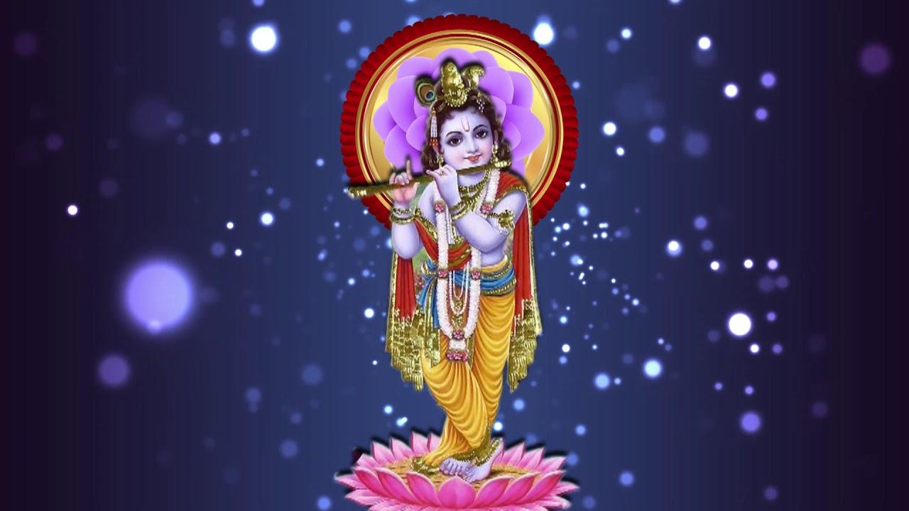 God Krishna Background. Lord Shri Krishna Animation Background