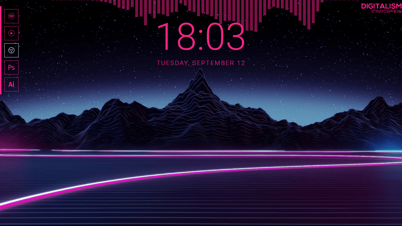 WIP First Skin, Outrun Synth Cyberpunk, Pink