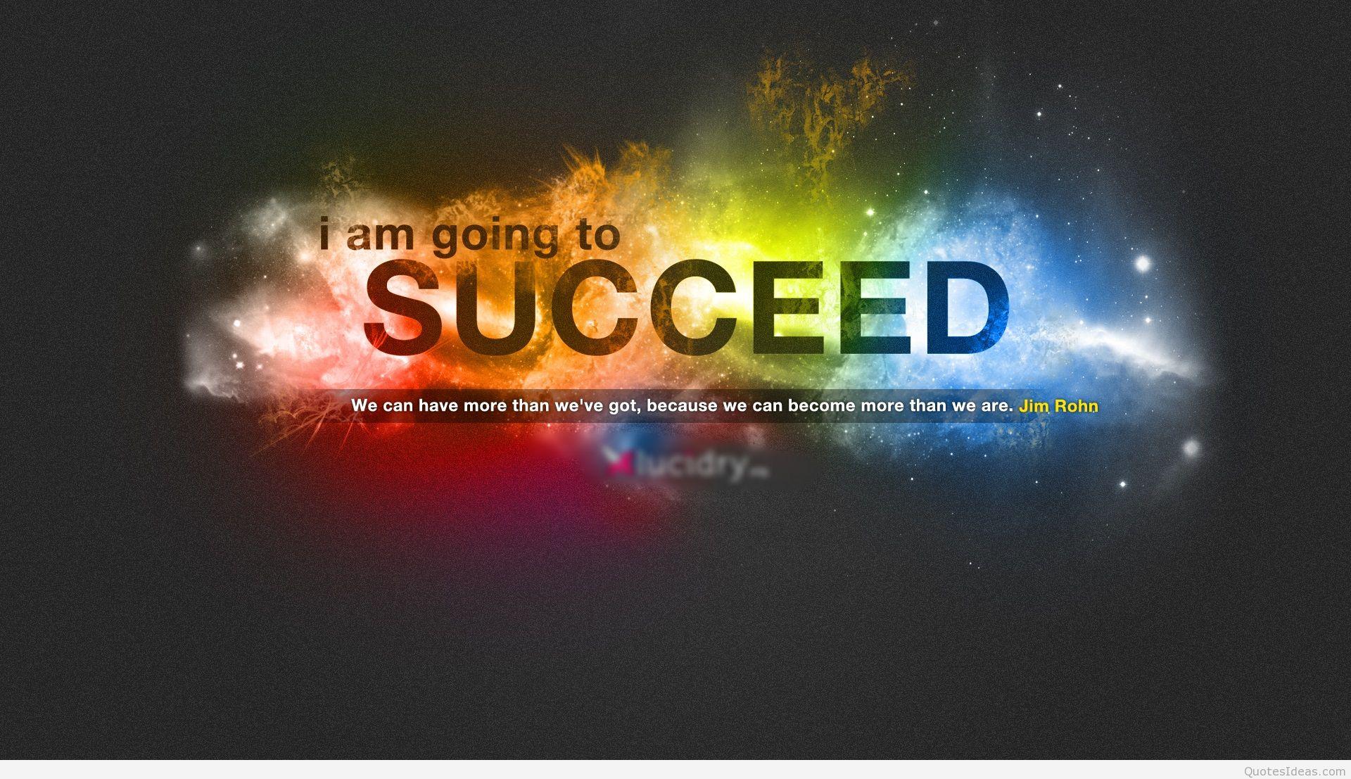 Succed motivational quote new HD wallpaper