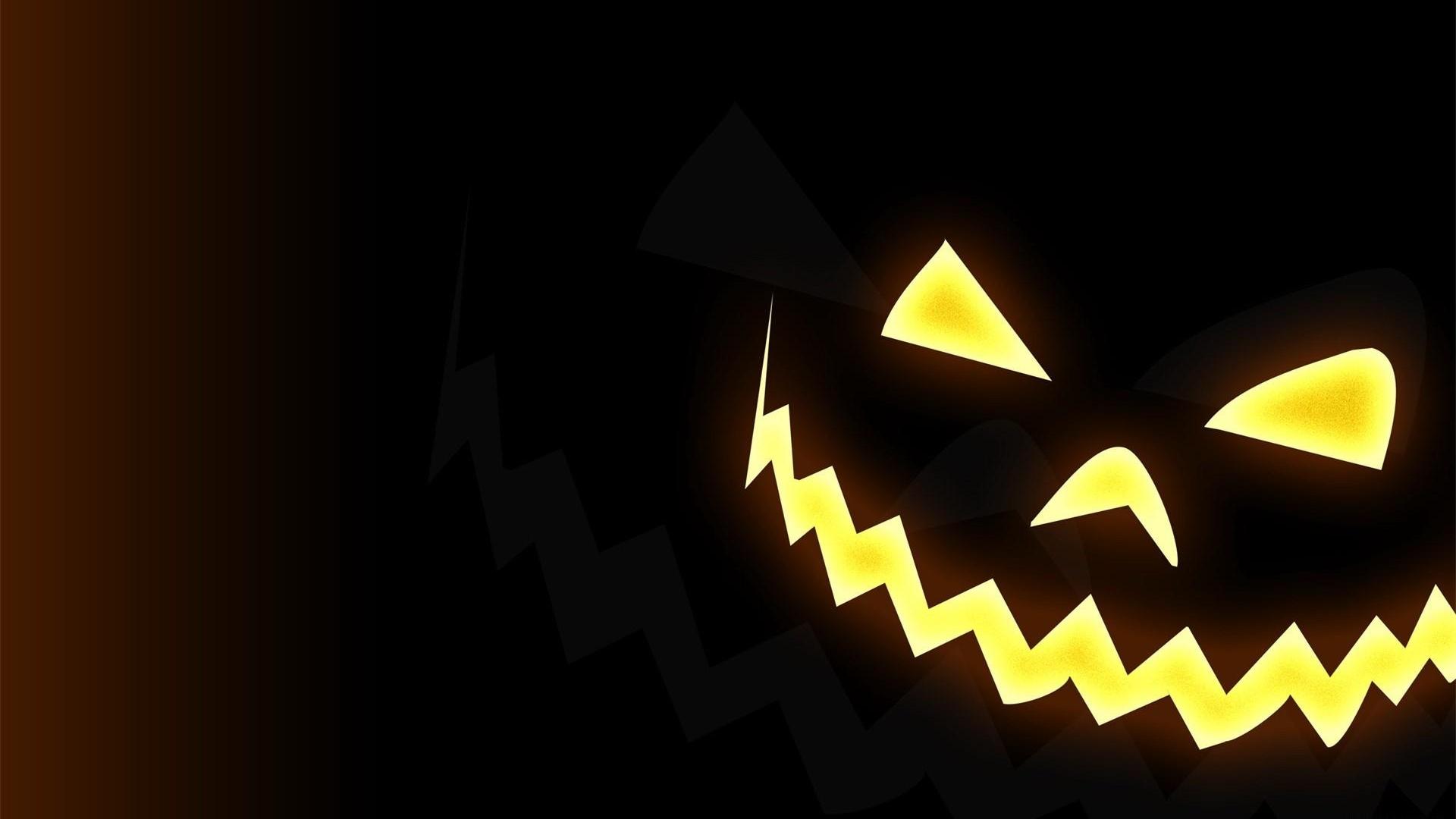 Download 1920x1080 HD Wallpaper Halloween Evil Jack O' Lantern Background Dark, Desktop Background HD