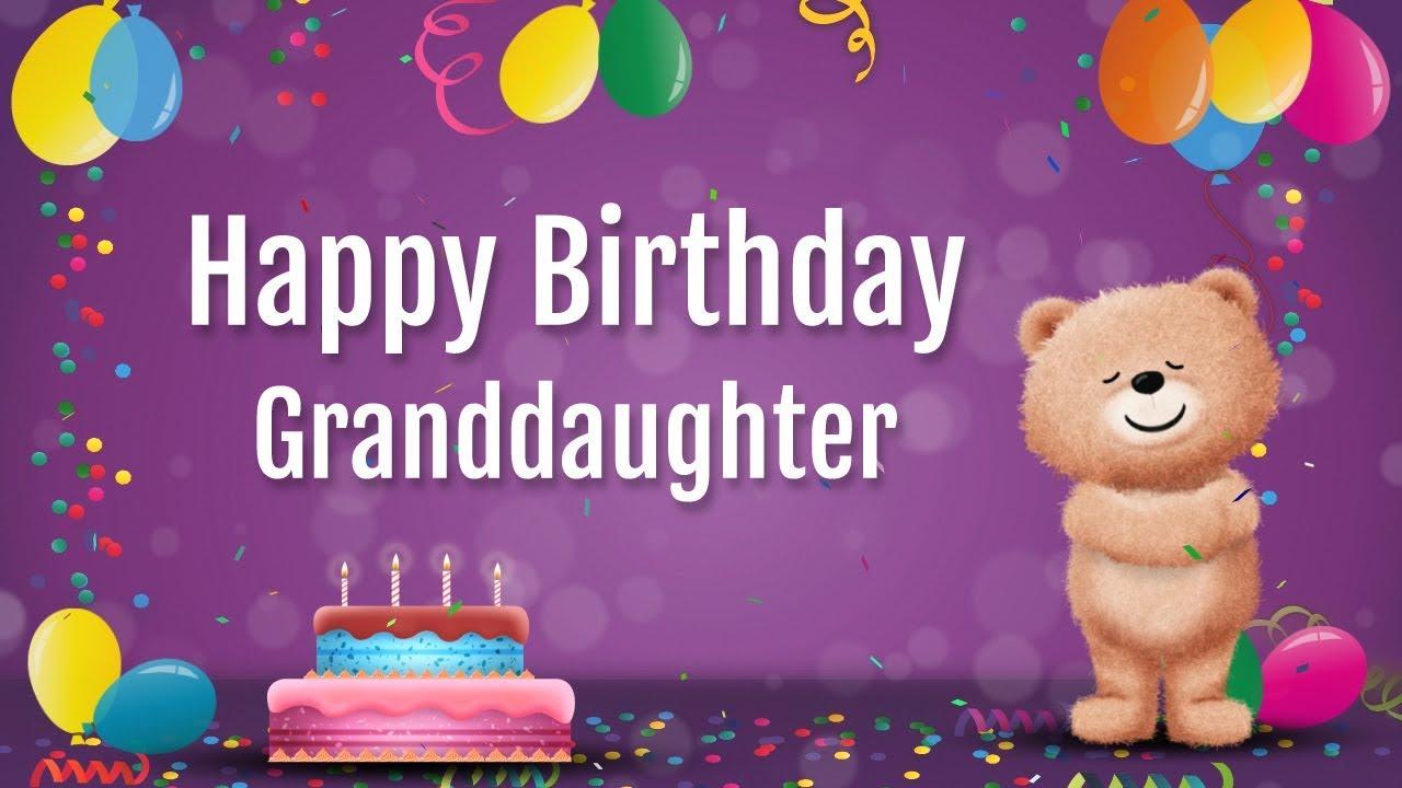 Happy Birthday wishes, image, greetings for granddaughter from grandmother ...