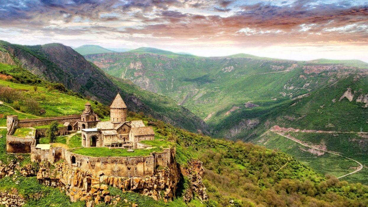 Mountains nature castles churches Armenia sightseeing