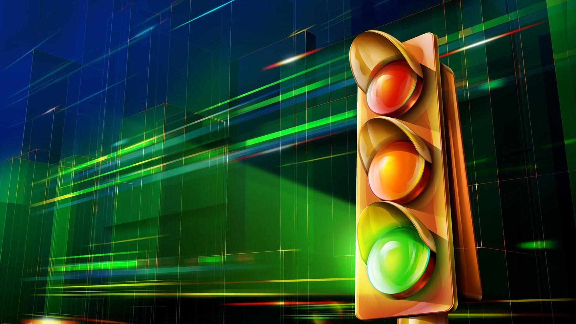 HD wallpaper: red traffic light, traffic lights, signs