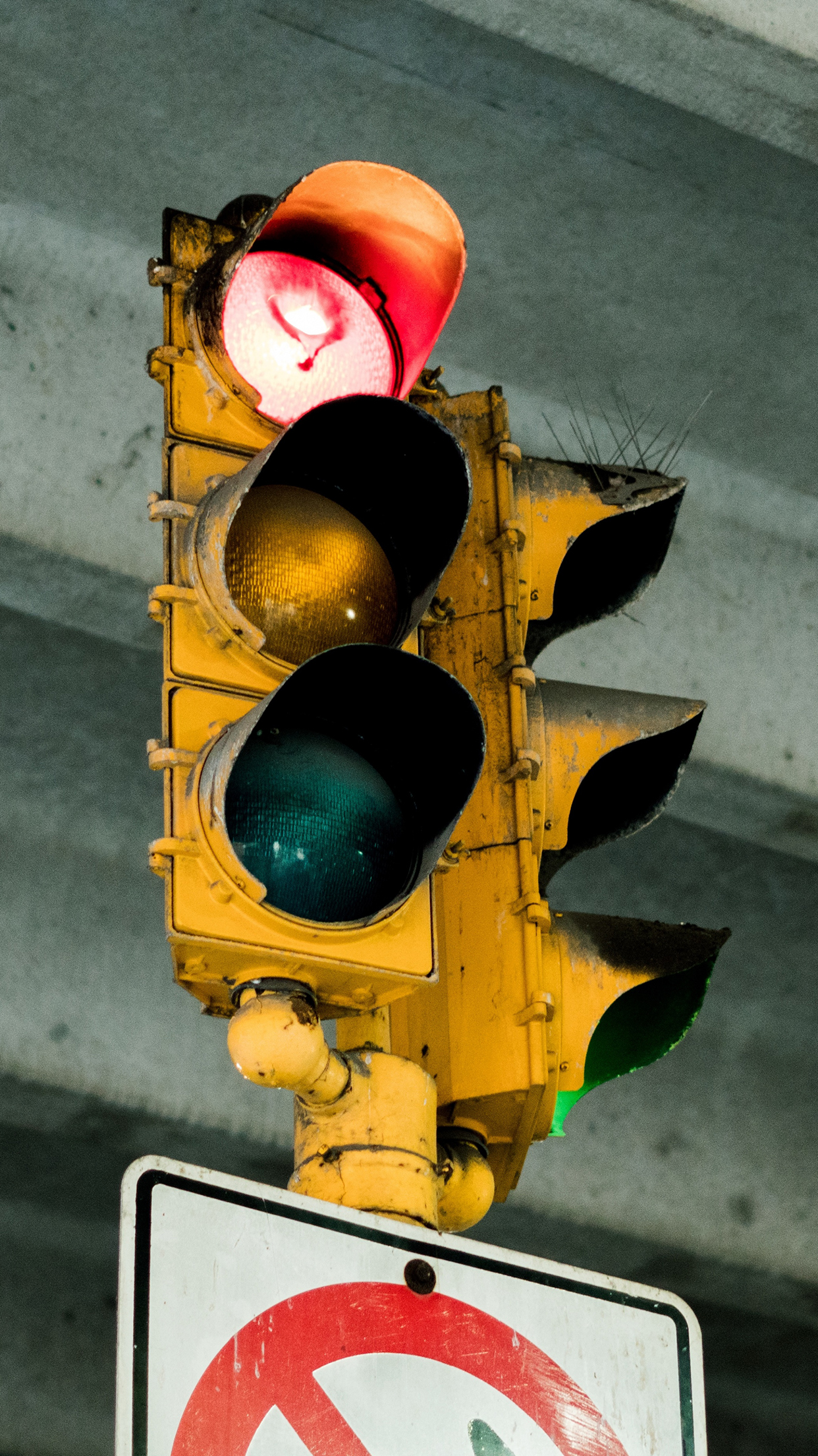 Traffic Light, Sign Wallpaper for iPhone X, 6