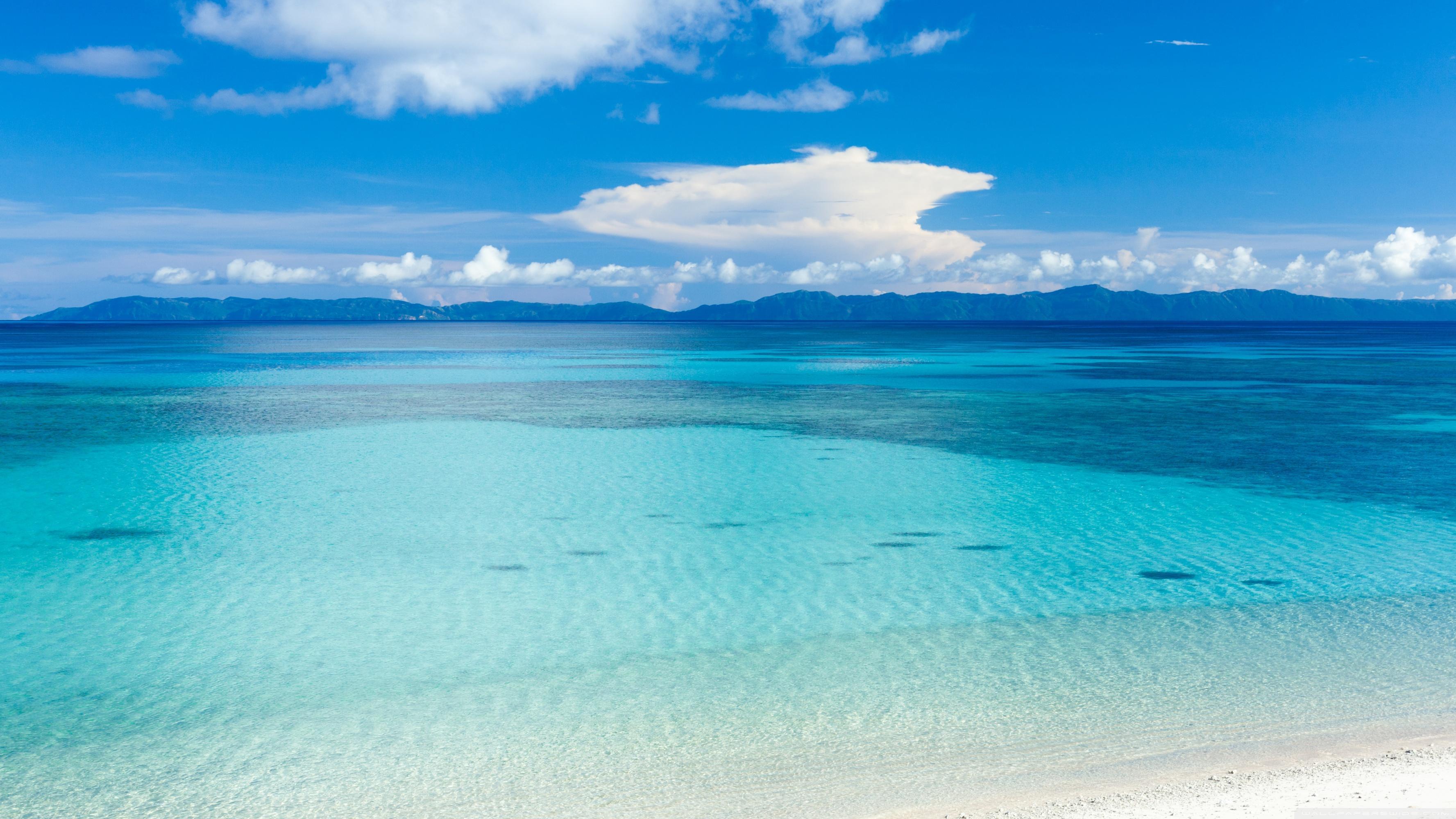 Island Beach Panoramic View ❤ 4K HD Desktop Wallpaper
