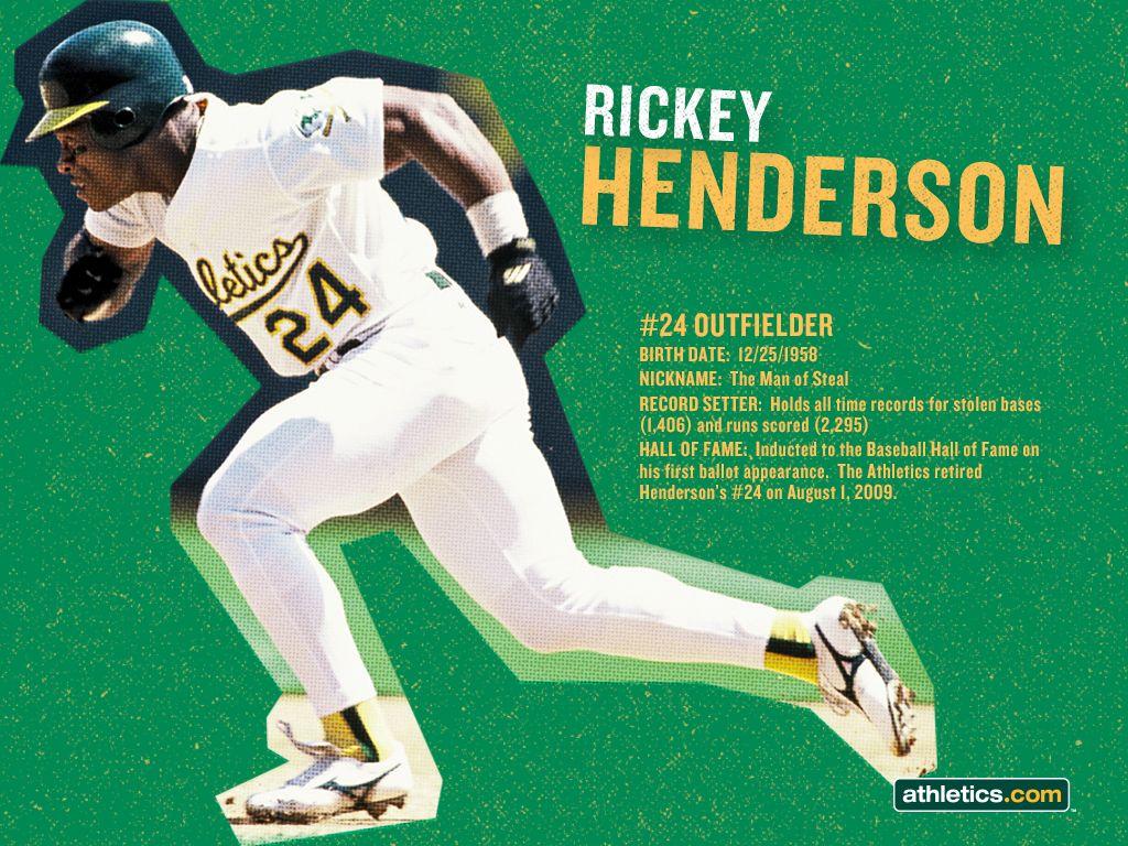 Oakland Athletics Browser Themes, Desktop Wallpaper & More. Rickey henderson, Oakland athletics, Athletics logo