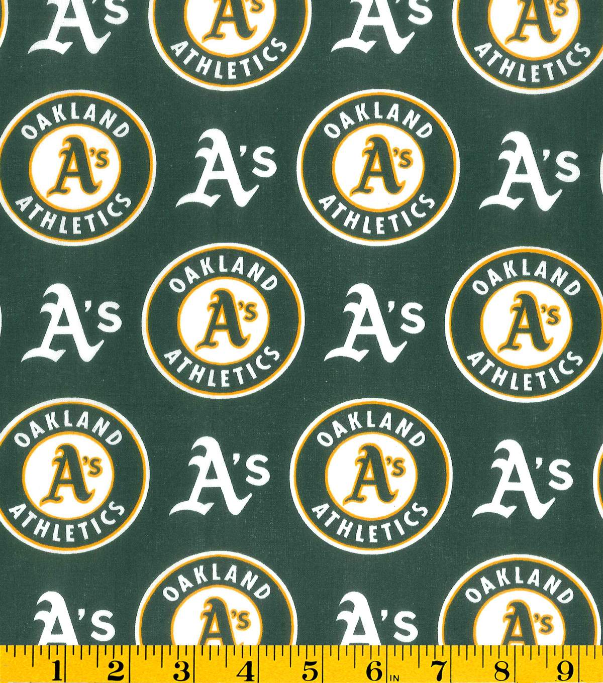 Oakland Athletics Cotton Fabric -Logo