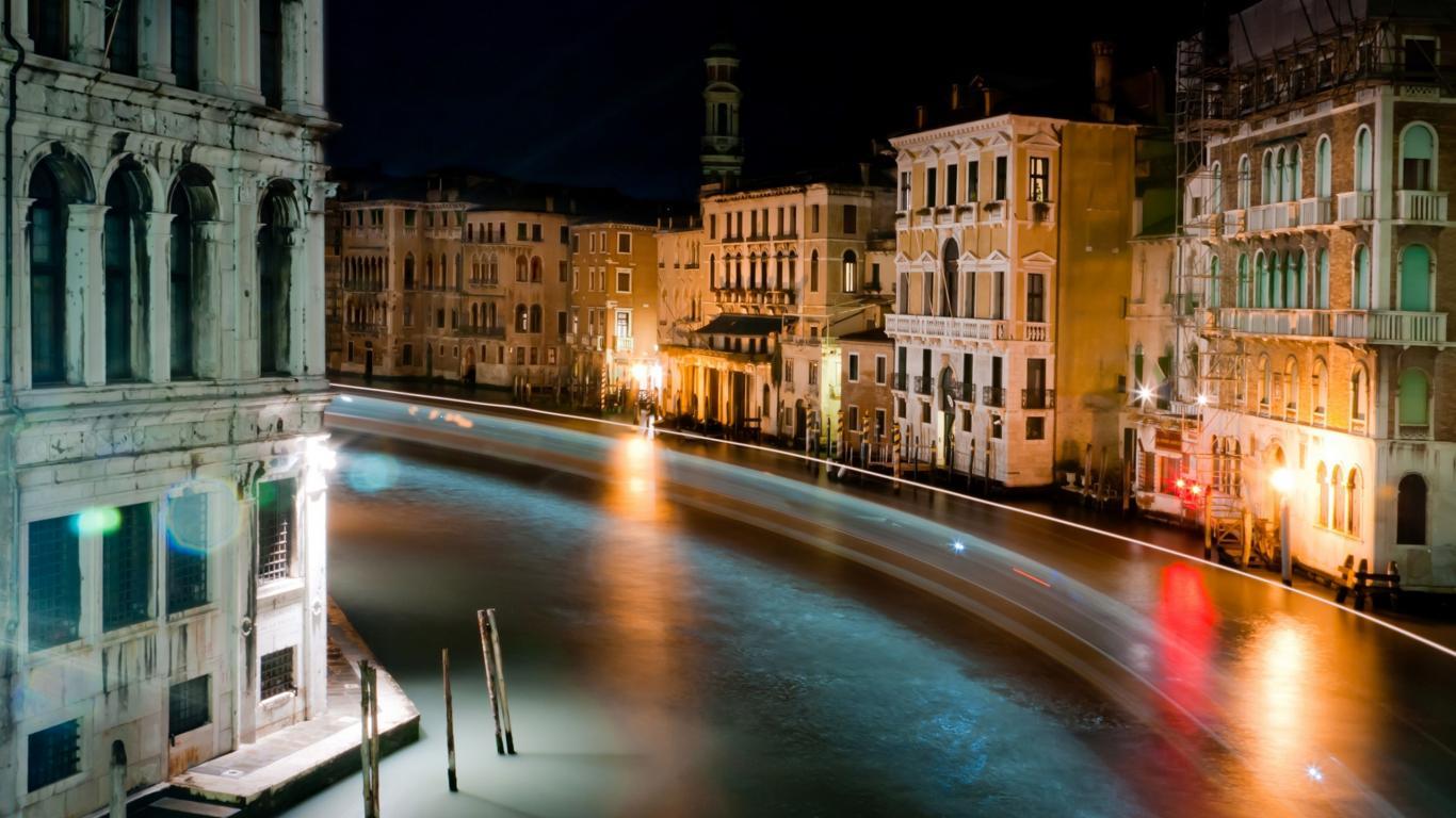 Architecture Venice City Colors Italy Lights Night 143228