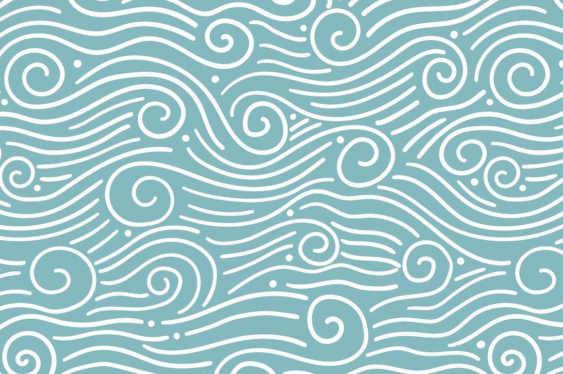 Waves pattern. Set 3 #wallpaper#picture#desktop#state