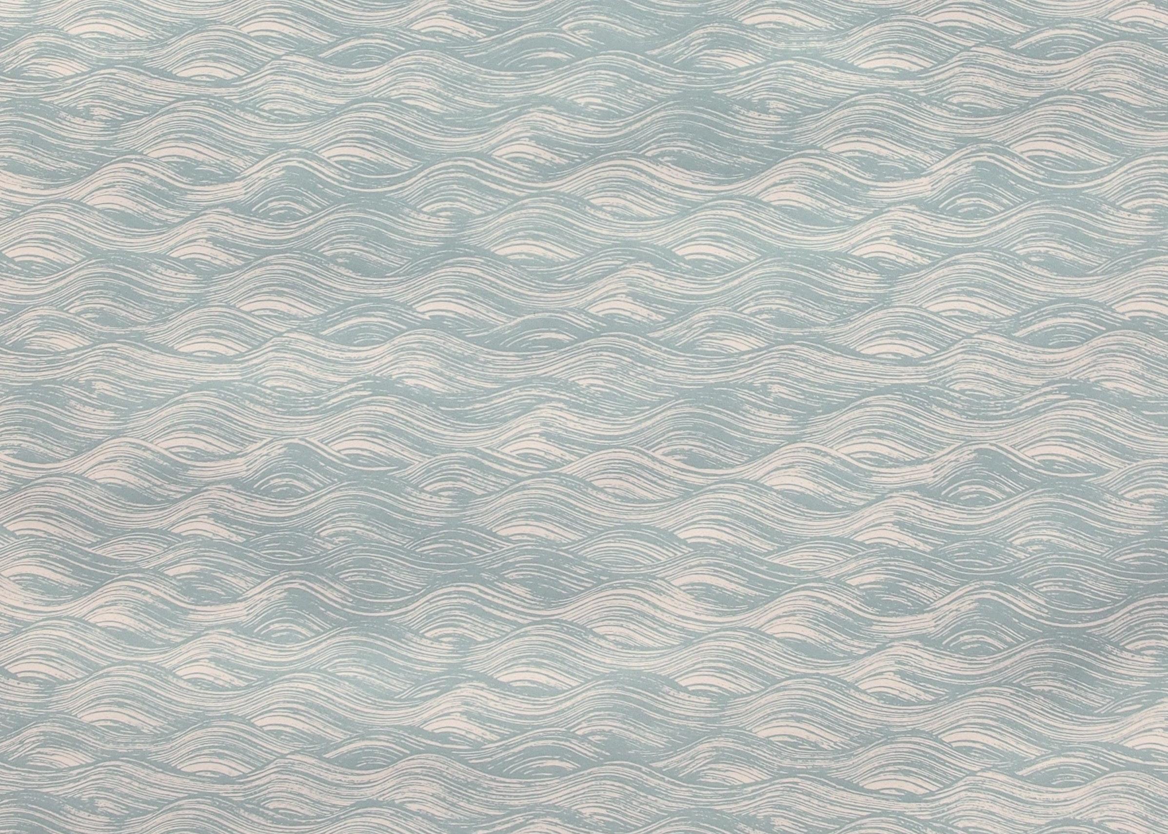 Painted Wave Celadon Wallpaper Prints Solid