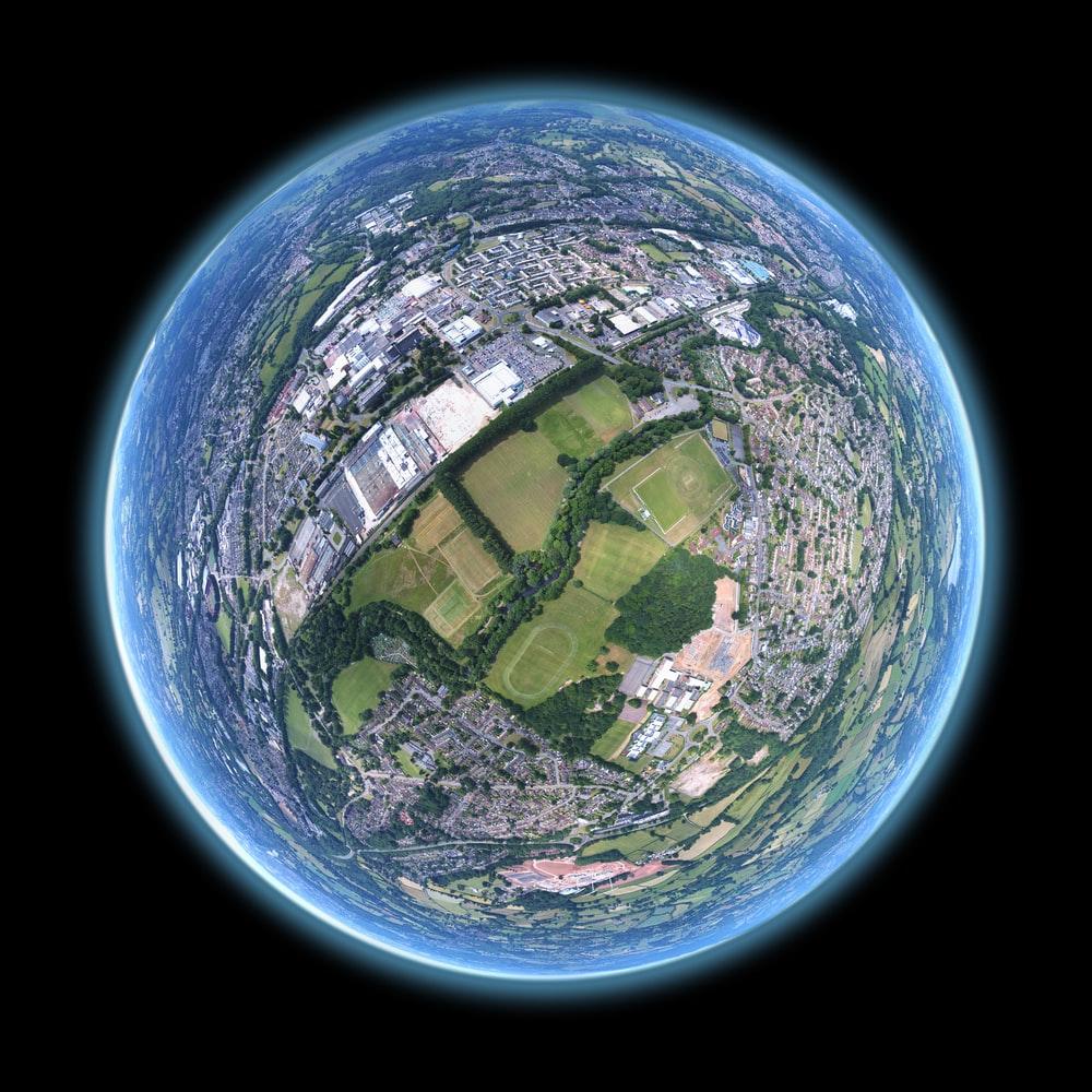 earth globe 360 view