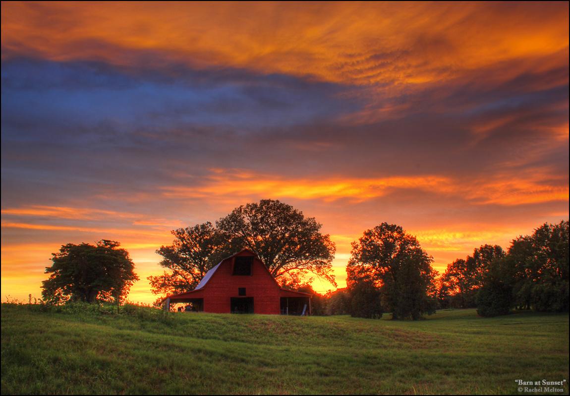 barn at sunset jpg 1334 - Lonely Old Barn At Sunset