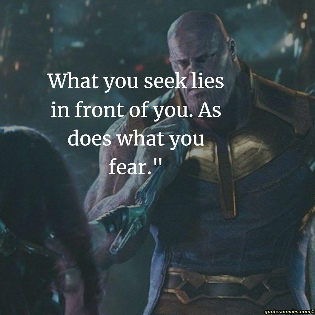Top Thanos Inspirational Quotes From Avengers: Infinity War