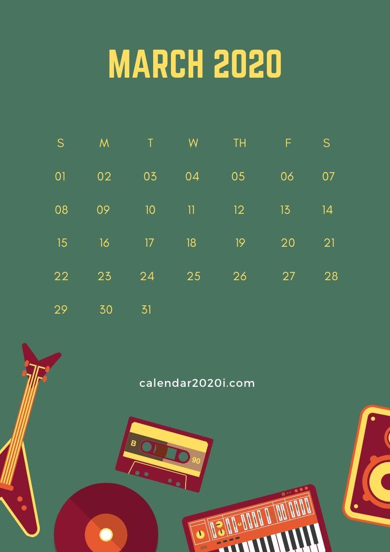 Calendar iPhone Wallpaper. Calendar 2020. Calendar