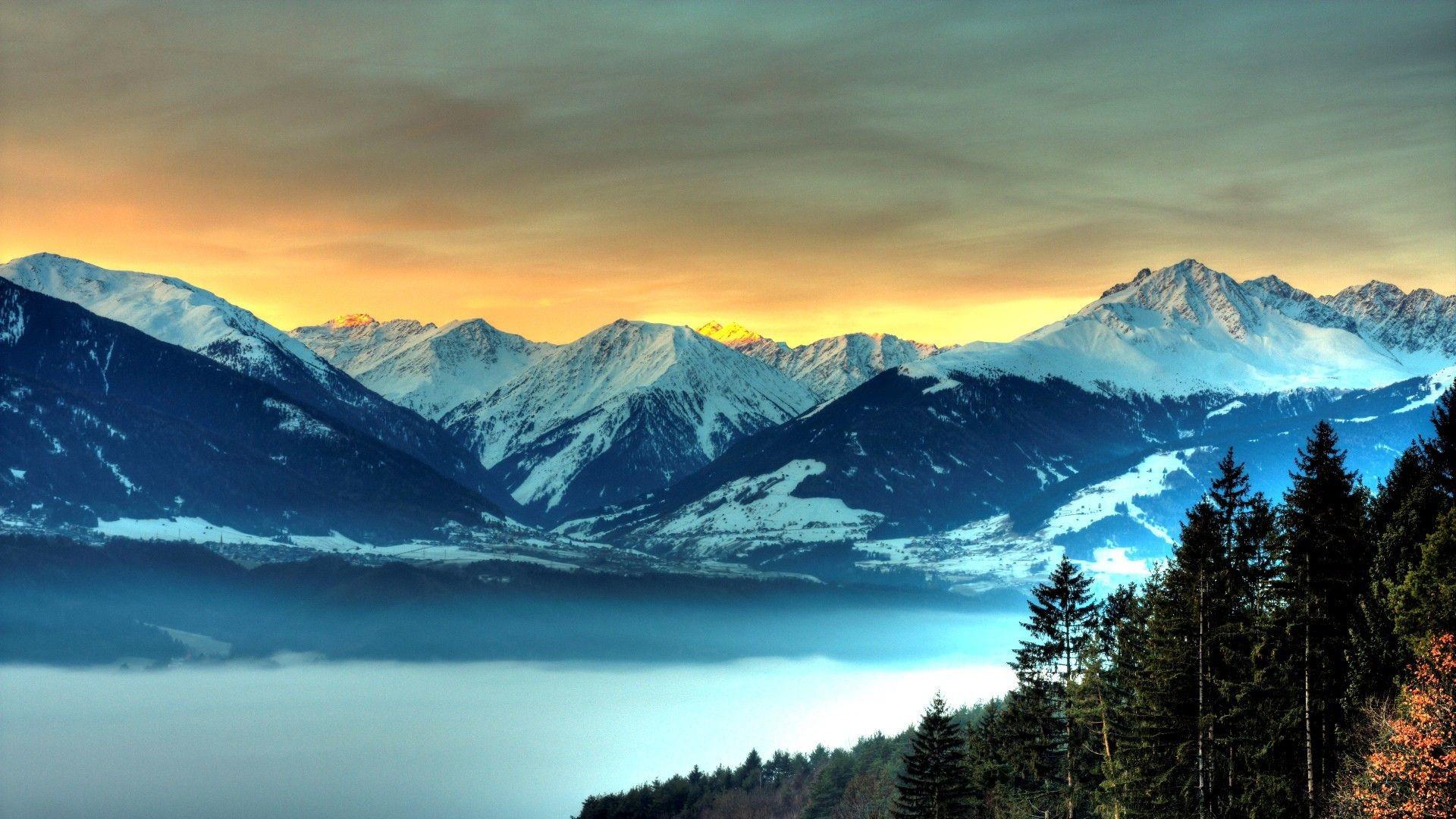 Mountain Range Wallpaper background picture