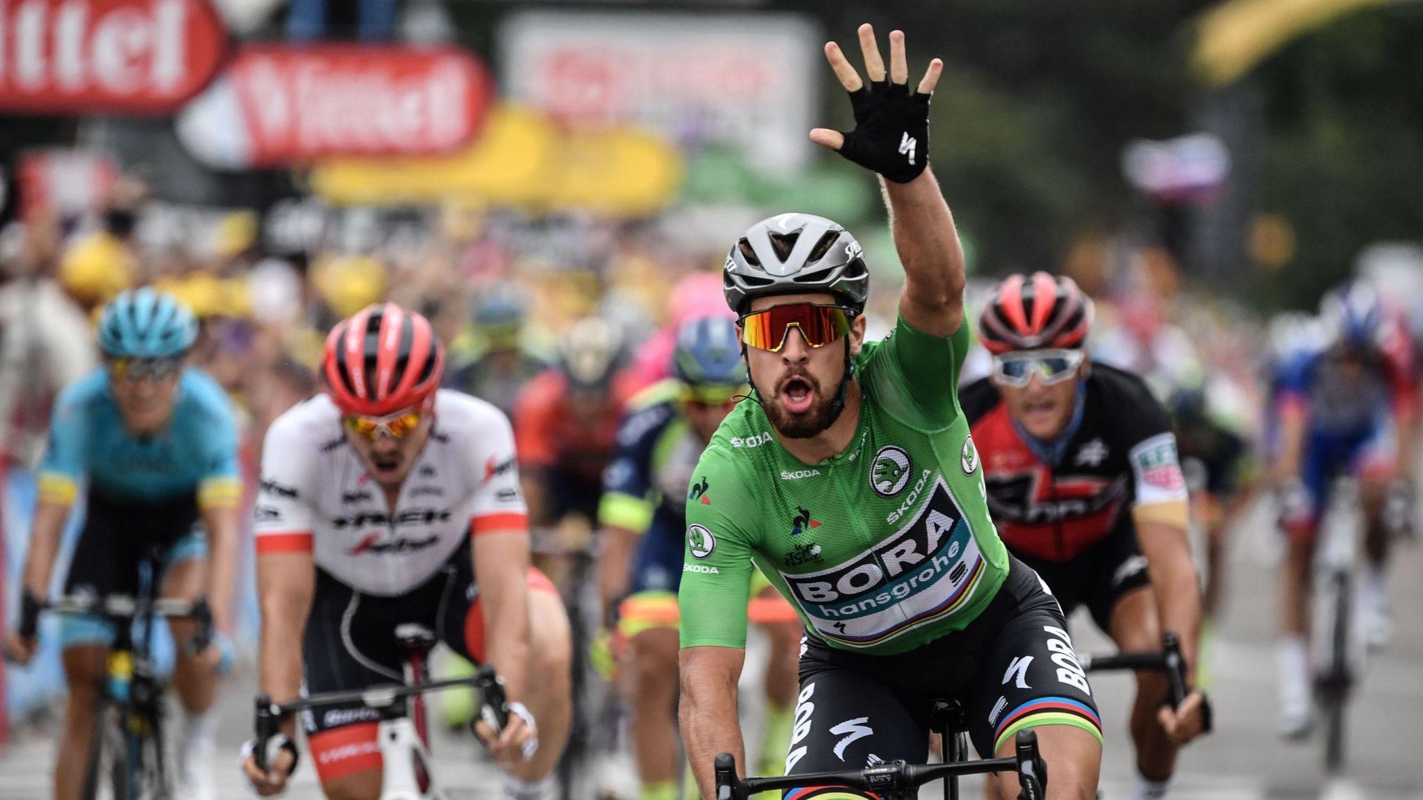 Peter Sagan sprints to third win of 2018 Tour de France as